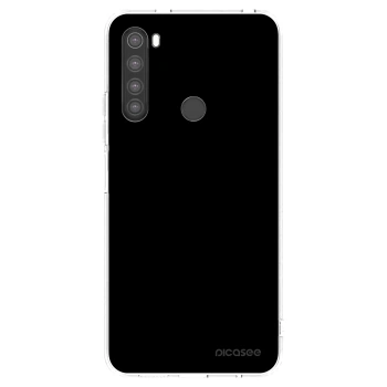 Picasee διαφανής θήκη σιλικόνης Xiaomi Redmi Note 8 - Black Bliss
