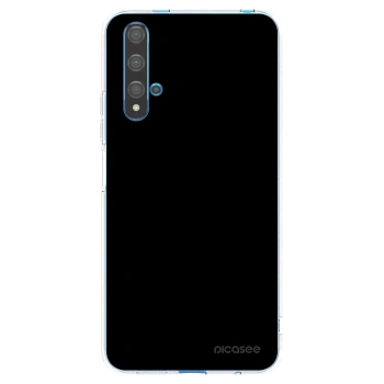 Picasee διαφανής θήκη σιλικόνης Huawei Nova 5T - Black Bliss