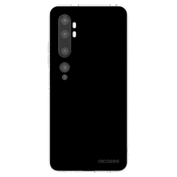 Picasee διαφανής θήκη σιλικόνης Xiaomi Mi Note 10 (Pro) - Black Bliss