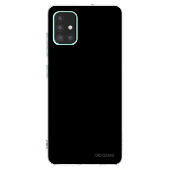 Picasee διαφανής θήκη σιλικόνης Samsung Galaxy A51 A515F - Black Bliss
