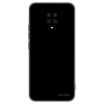 Picasee Μαύρη θήκη σιλικόνης για Xiaomi Redmi Note 9 Pro - Black Bliss