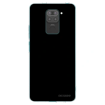 Picasee Μαύρη θήκη σιλικόνης για Xiaomi Redmi Note 9 - Black Bliss
