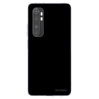 Picasee διαφανής θήκη σιλικόνης Xiaomi Mi Note 10 Lite - Black Bliss