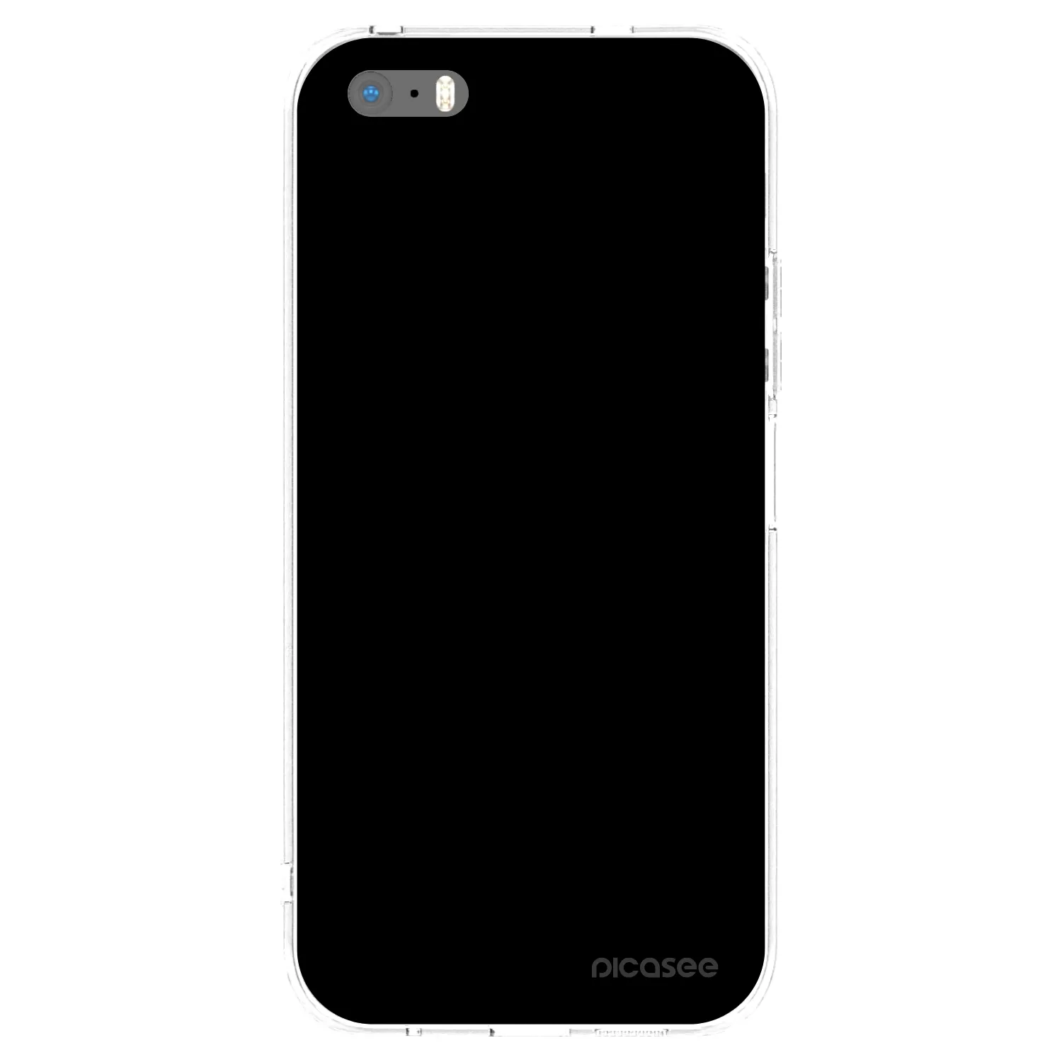 Picasee διαφανής θήκη σιλικόνης Apple iPhone 6 Plus/6S Plus - Black Bliss