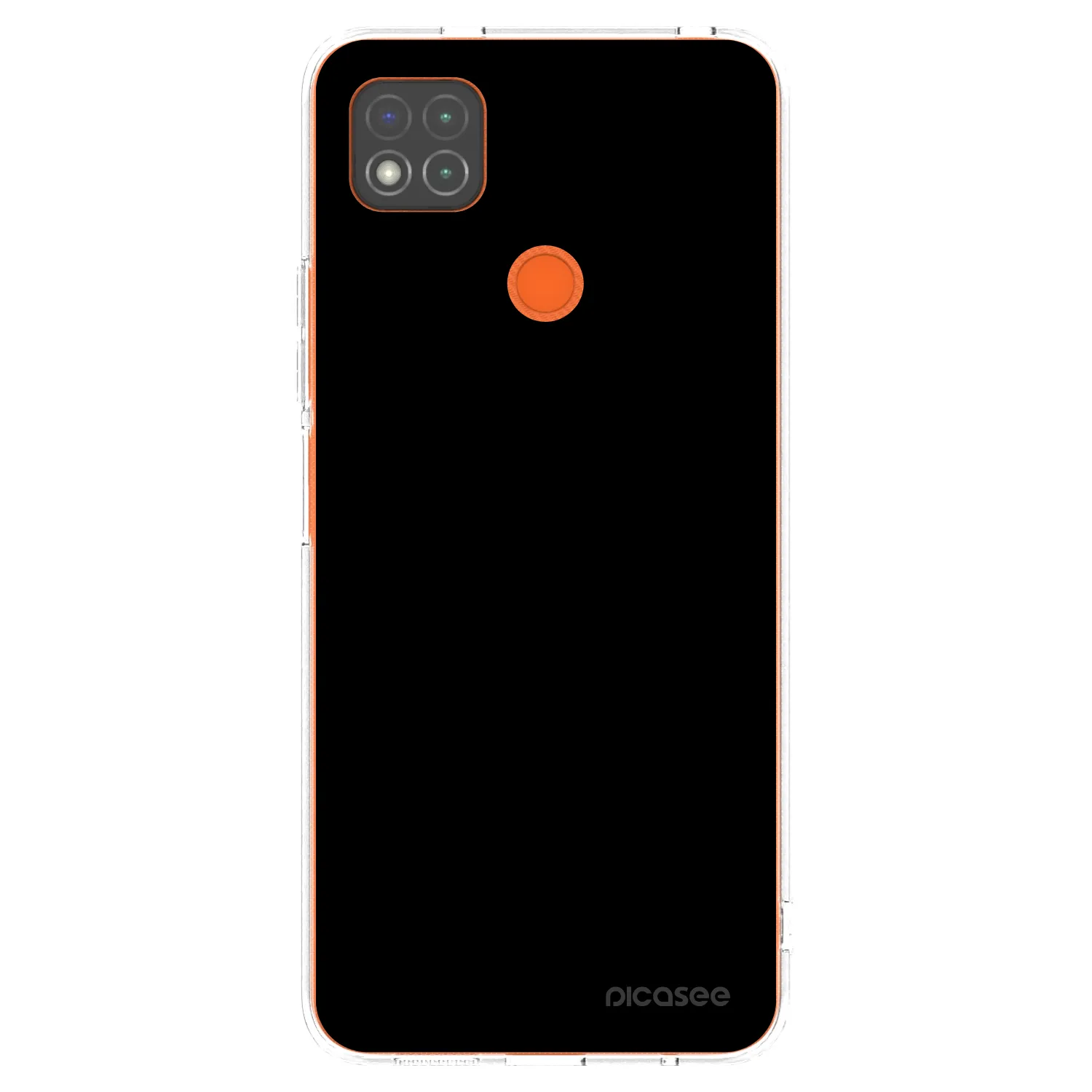 Picasee διαφανής θήκη σιλικόνης Xiaomi Redmi 9C - Black Bliss
