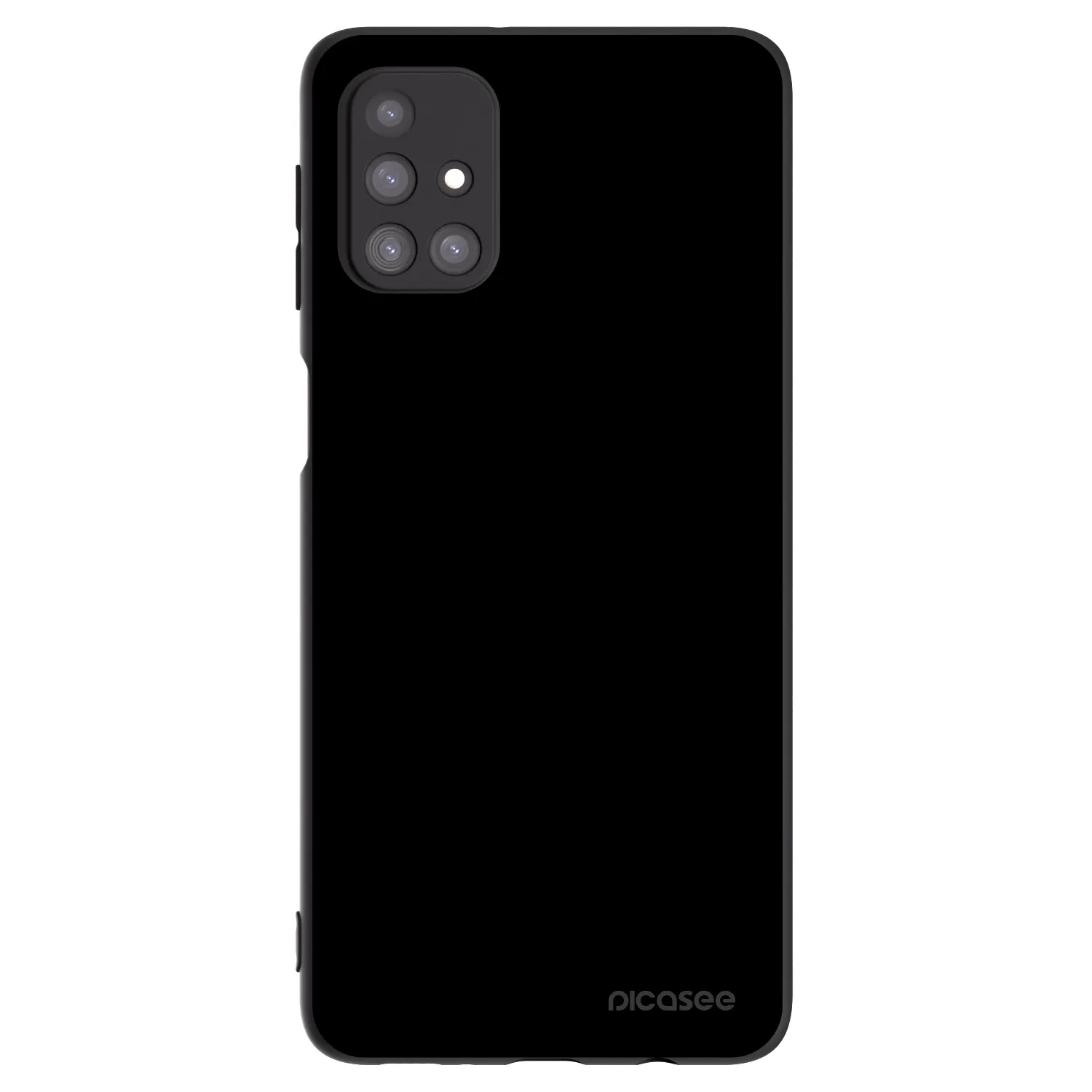 Picasee Μαύρη θήκη σιλικόνης για Samsung Galaxy M31s - Black Bliss