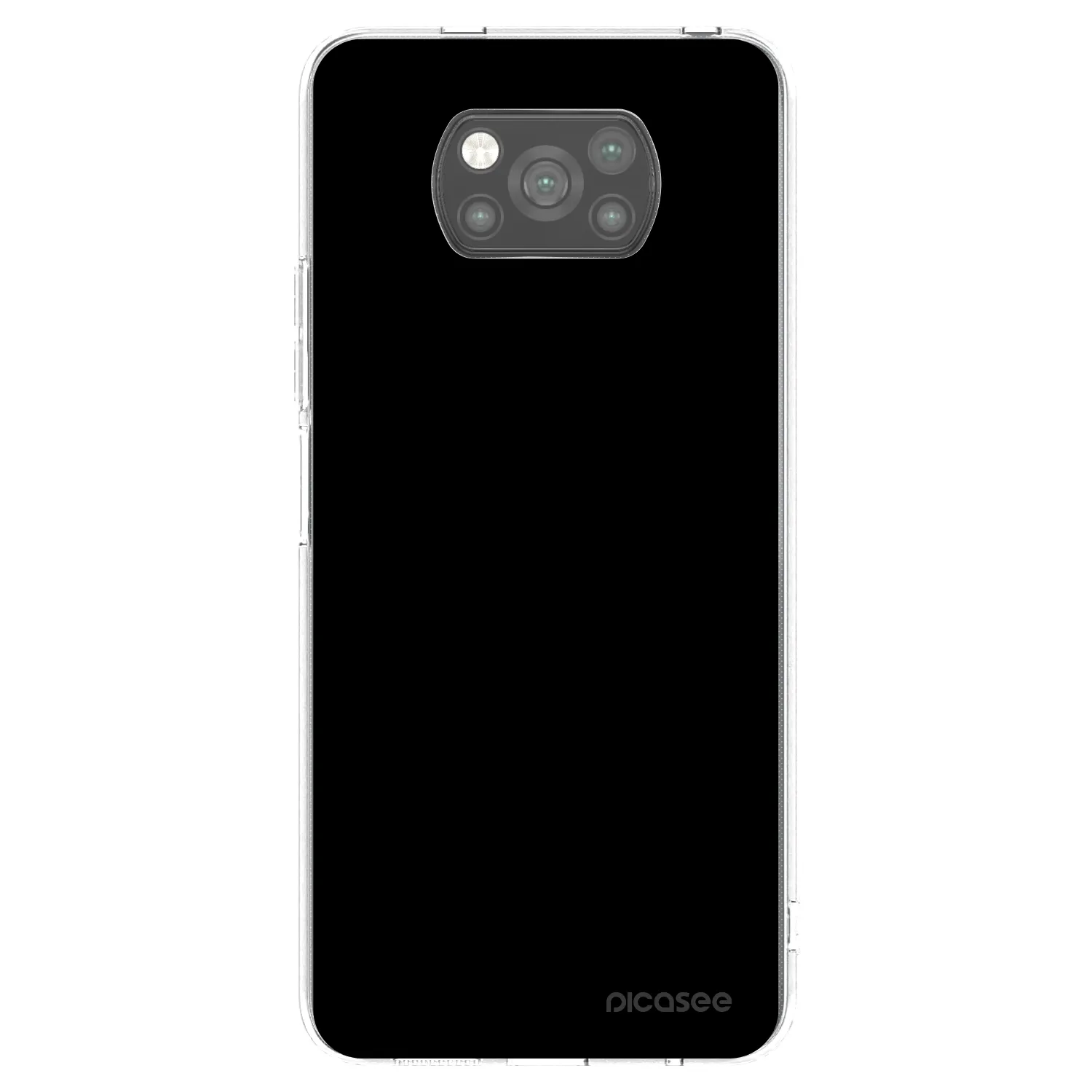 Picasee Μαύρη θήκη σιλικόνης για Xiaomi Poco X3 - Black Bliss