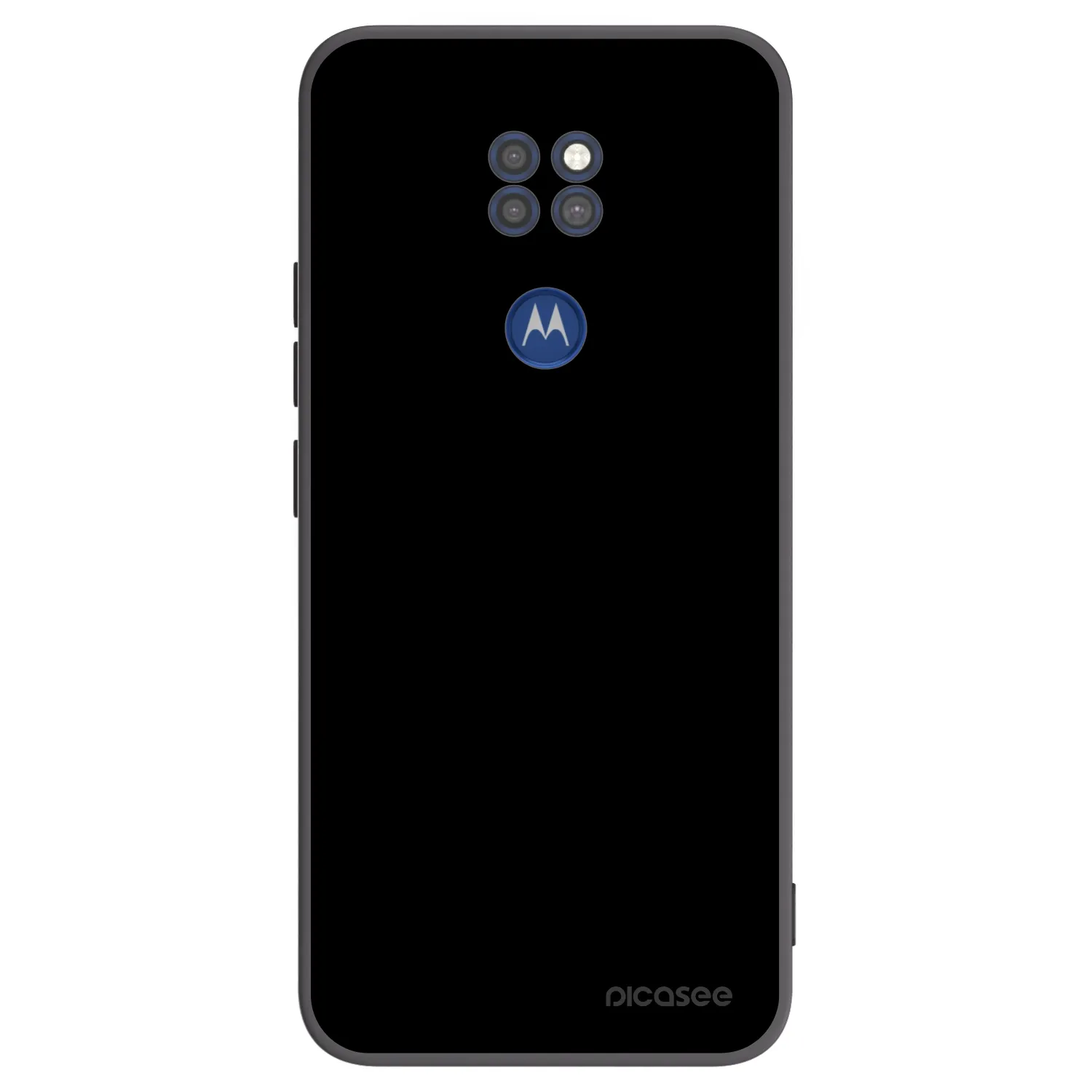 Picasee Μαύρη θήκη σιλικόνης για Motorola Moto G9 Play - Black Bliss