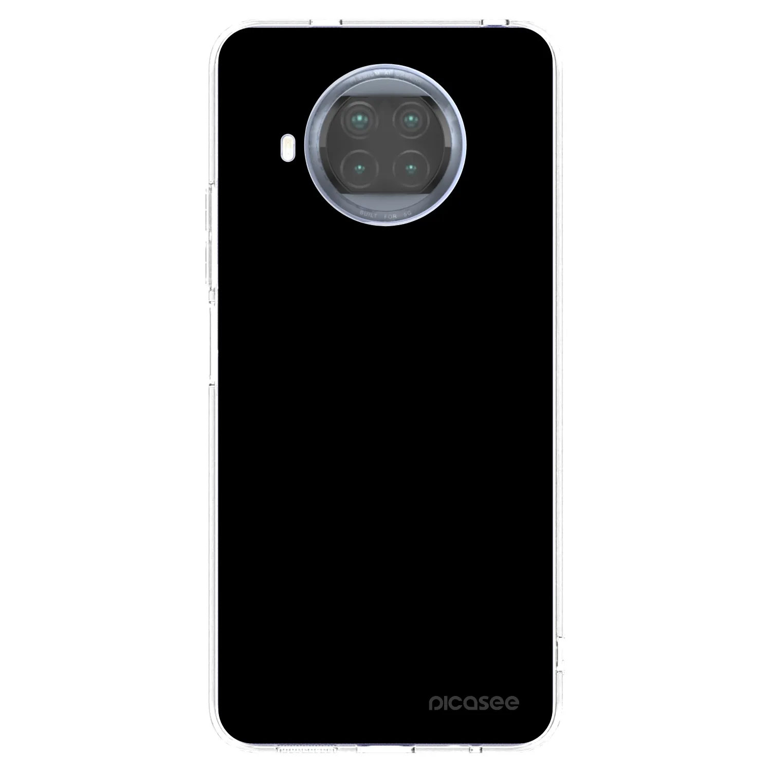 Picasee διαφανής θήκη σιλικόνης Xiaomi Mi 10T Lite - Black Bliss