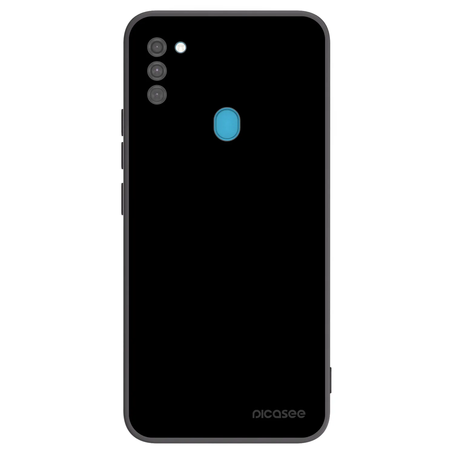 Picasee Μαύρη θήκη σιλικόνης για Samsung Galaxy M11 - Black Bliss