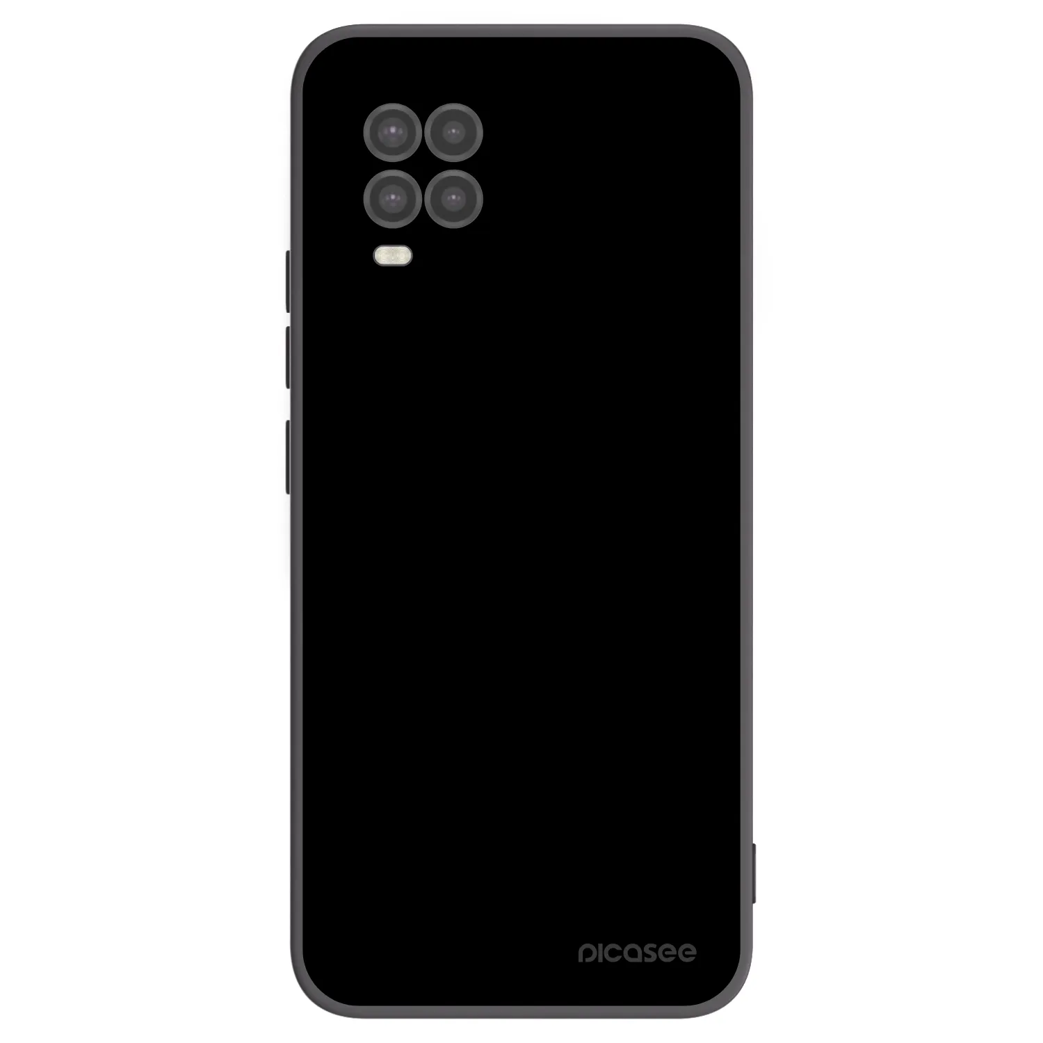 Picasee Μαύρη θήκη σιλικόνης για Xiaomi Mi 10 Lite - Black Bliss