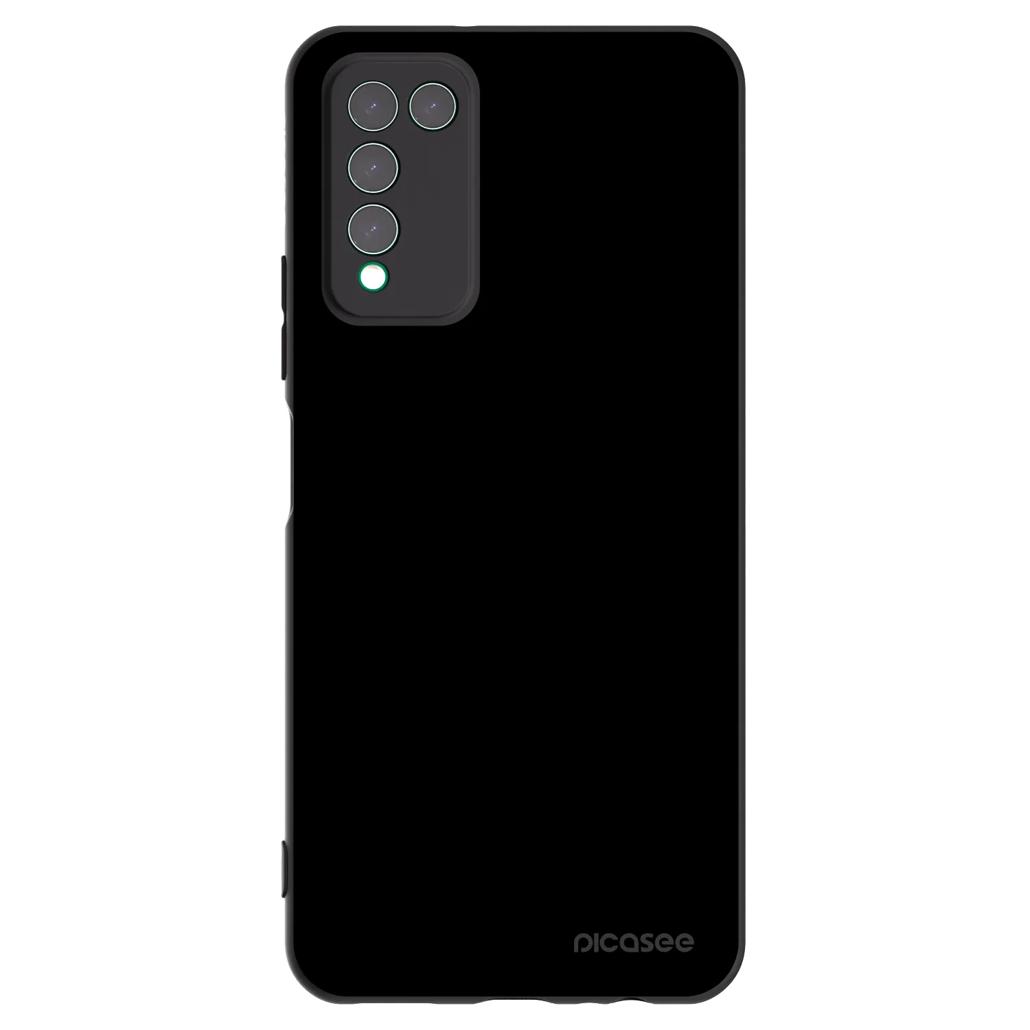 Picasee Μαύρη θήκη σιλικόνης για Honor 10X Lite - Black Bliss