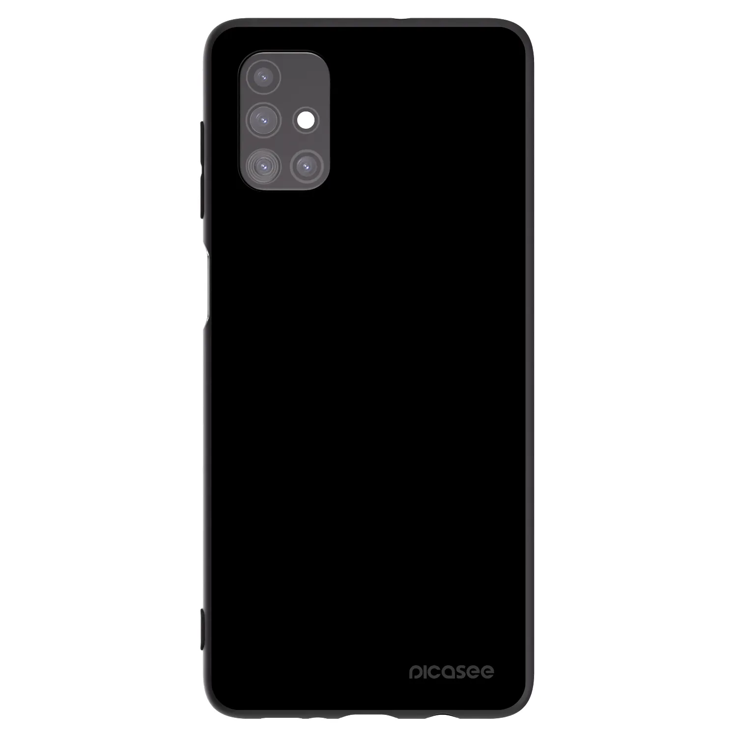 Picasee Μαύρη θήκη σιλικόνης για Samsung Galaxy M51 M515F - Black Bliss