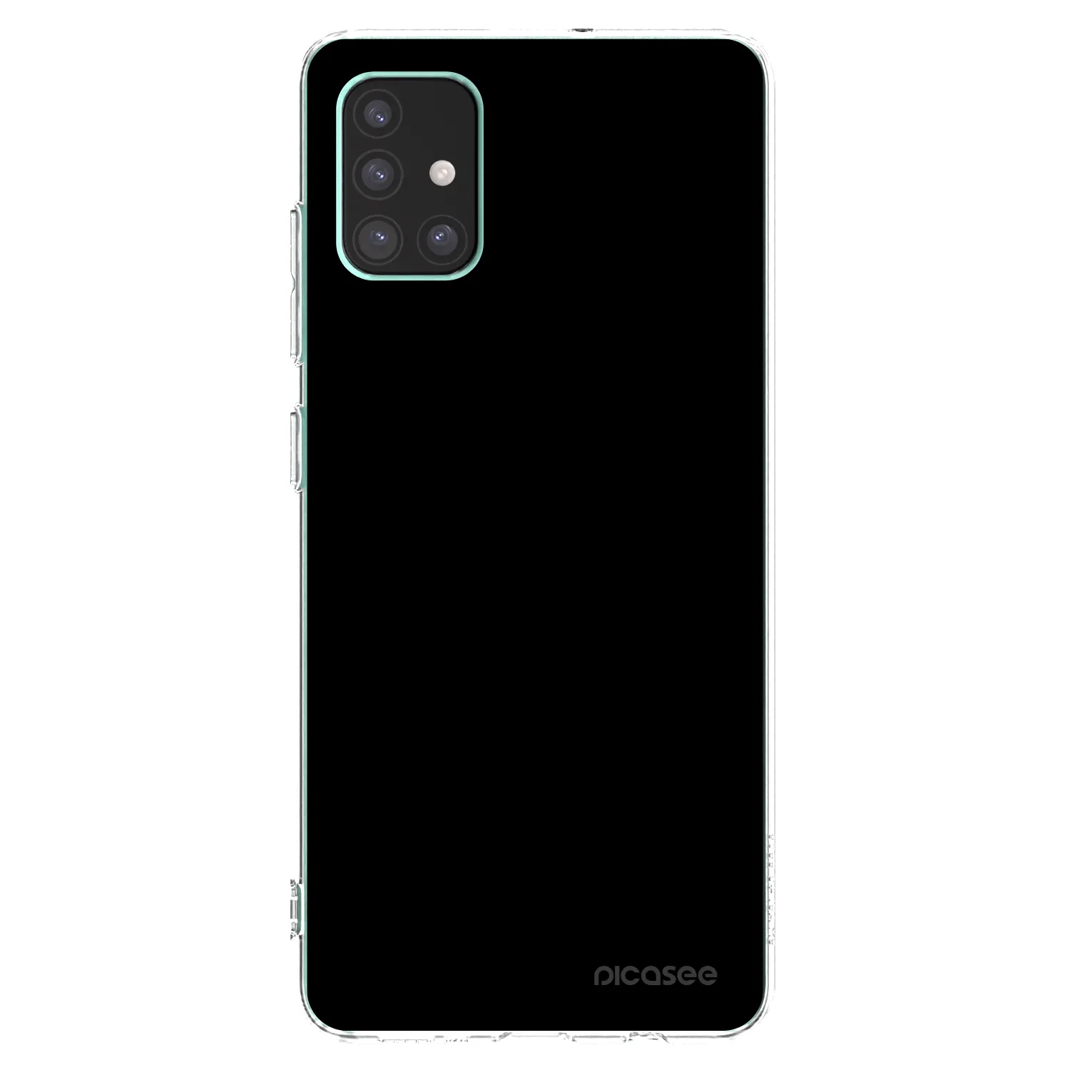 Picasee διαφανής θήκη σιλικόνης Samsung Galaxy M51 M515F - Black Bliss