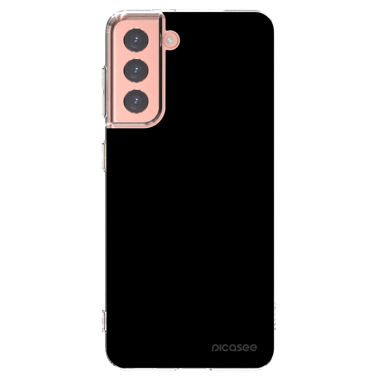 Picasee διαφανής θήκη σιλικόνης Samsung Galaxy S21 5G G991B - Black Bliss