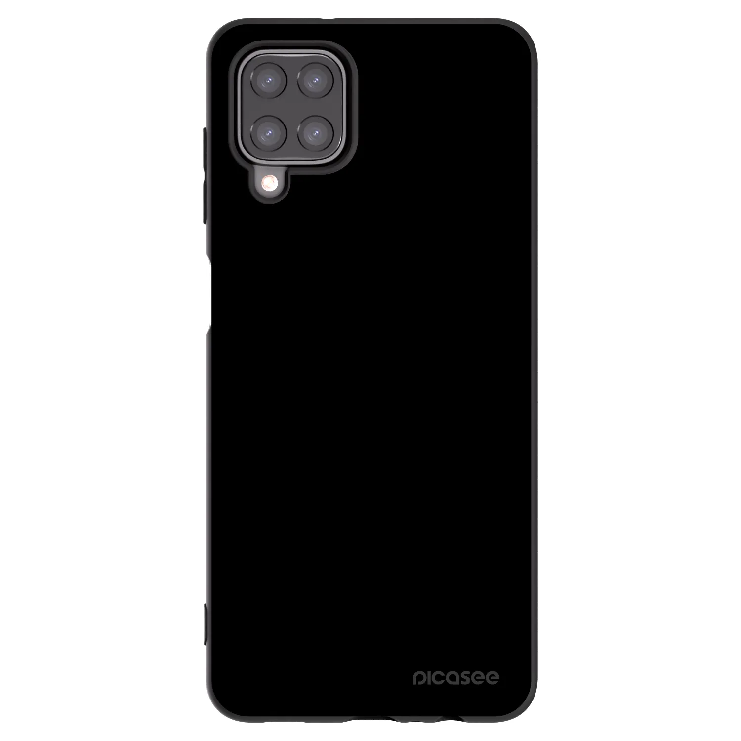 Picasee Μαύρη θήκη σιλικόνης για Samsung Galaxy A12 A125F - Black Bliss
