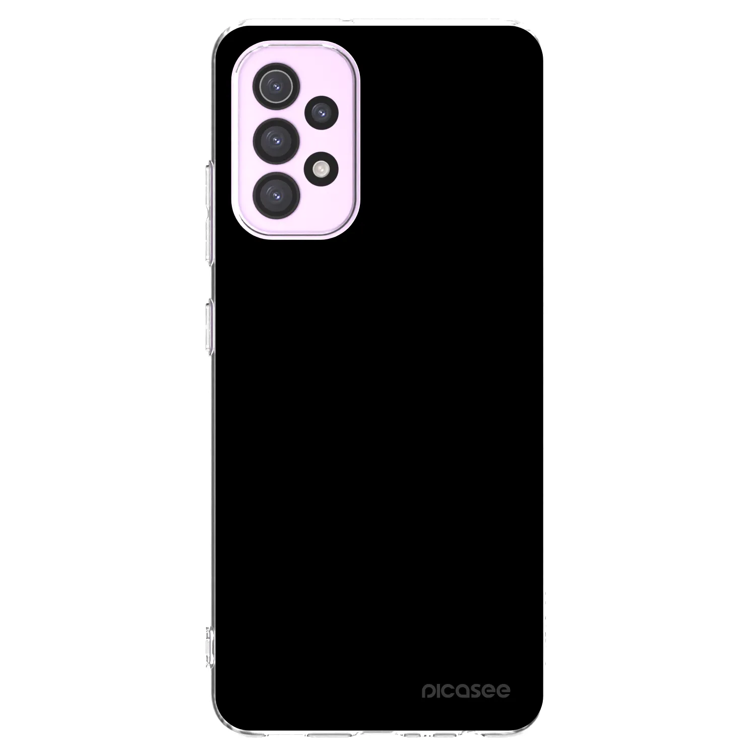 Picasee διαφανής θήκη σιλικόνης Samsung Galaxy A32 5G A326B - Black Bliss
