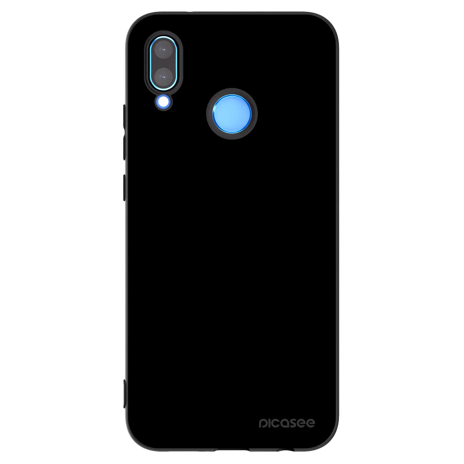 Picasee Μαύρη θήκη σιλικόνης για Huawei P20 Lite - Black Bliss