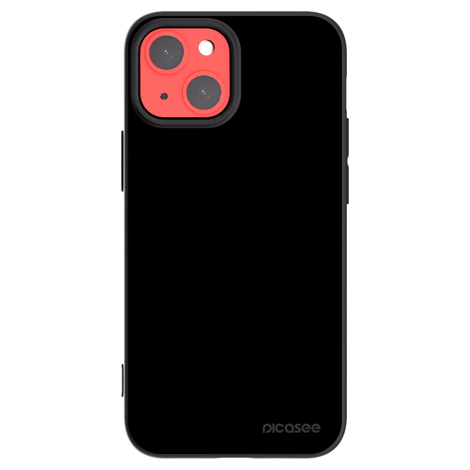 Picasee Μαύρη θήκη σιλικόνης για Apple iPhone 13 mini - Black Bliss