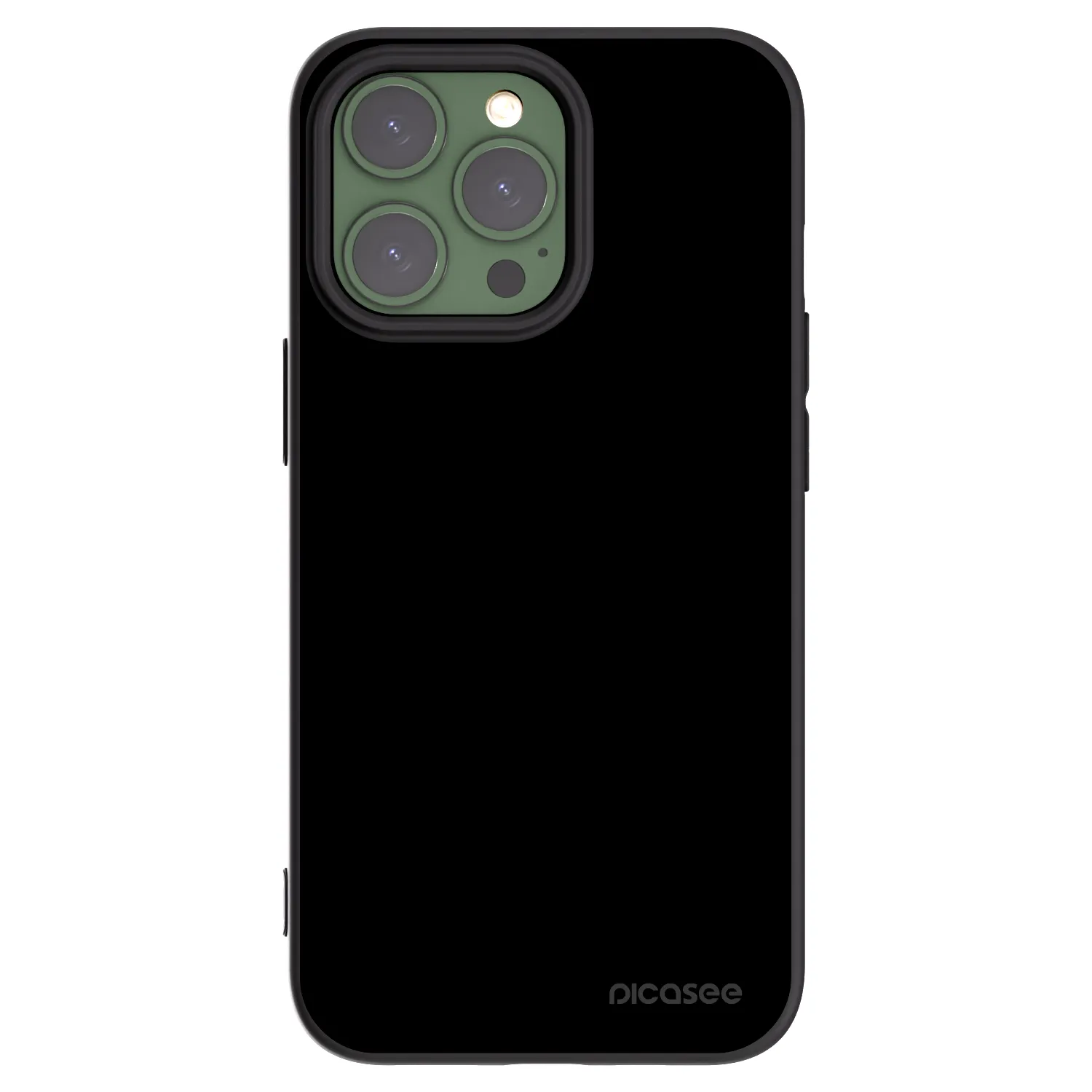 Picasee Μαύρη θήκη σιλικόνης για Apple iPhone 13 Pro - Black Bliss