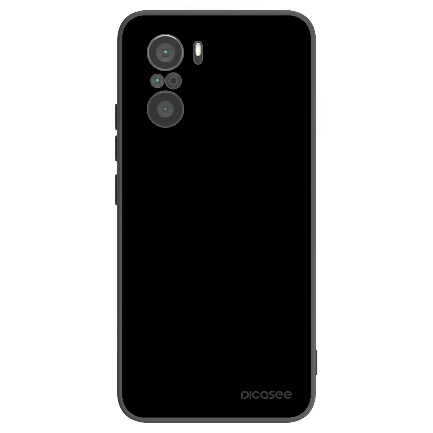 Picasee Μαύρη θήκη σιλικόνης για Xiaomi Poco F3 - Black Bliss