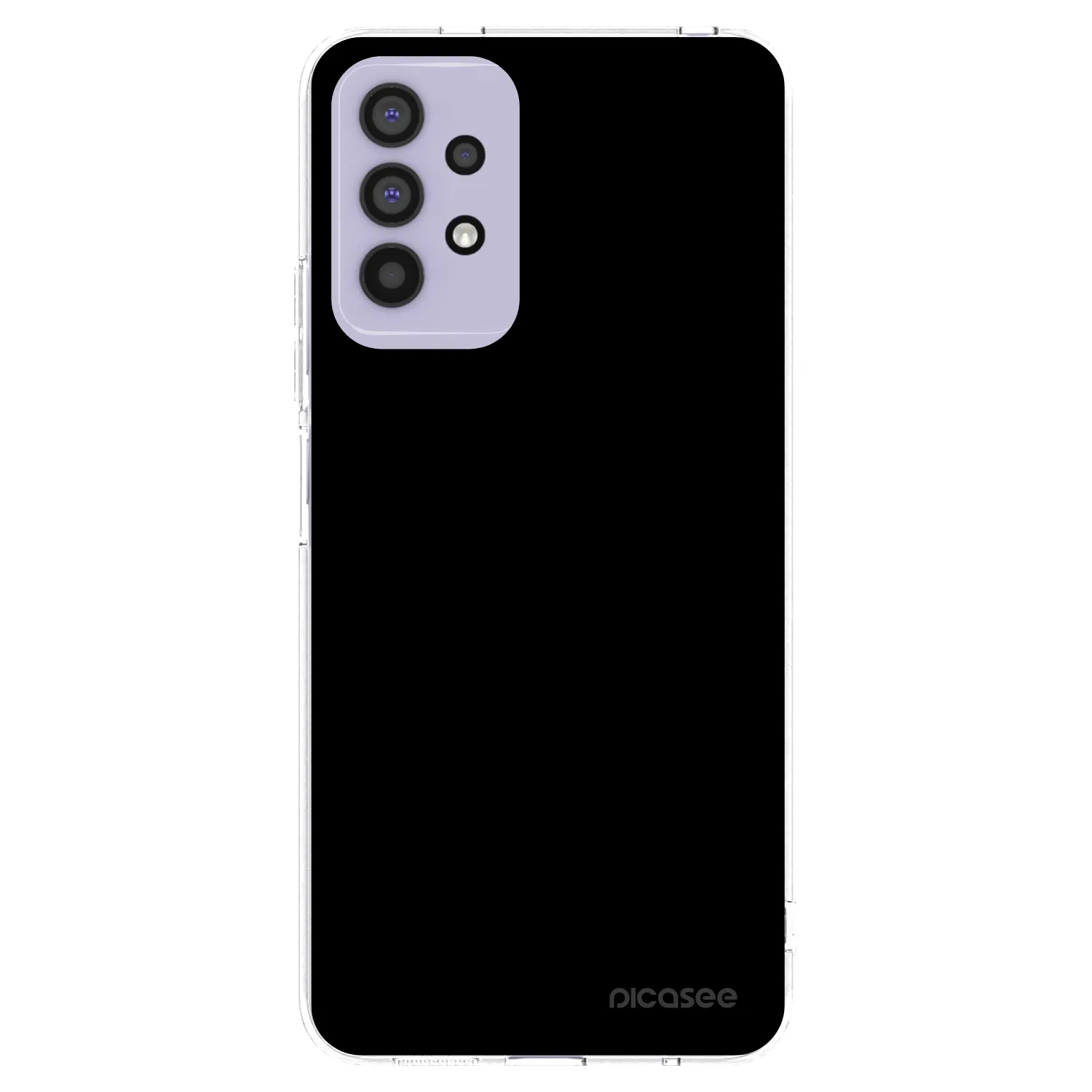 Picasee διαφανής θήκη σιλικόνης Samsung Galaxy A32 4G SM-A325F - Black Bliss