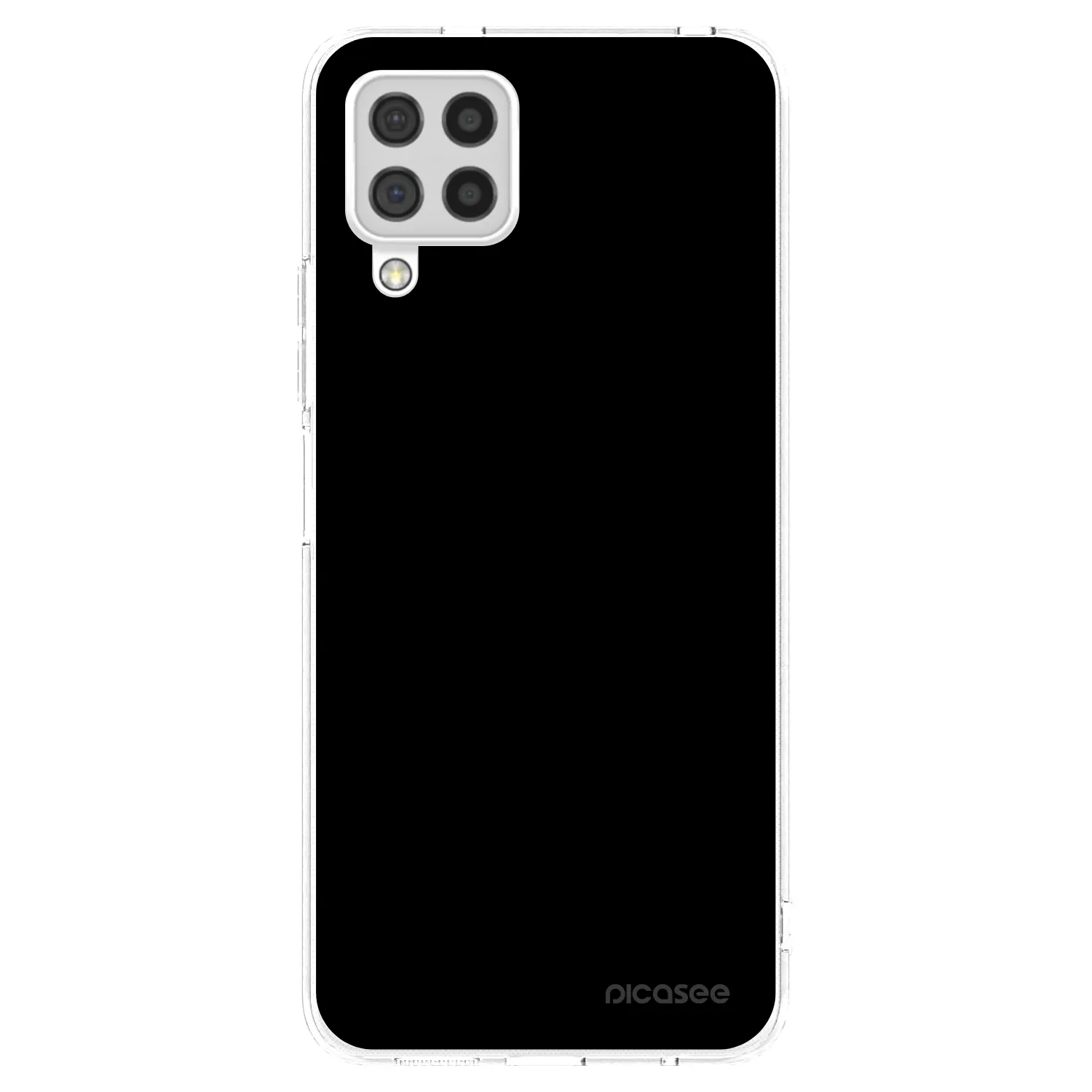 Picasee διαφανής θήκη σιλικόνης Samsung Galaxy A22 A225F 4G - Black Bliss