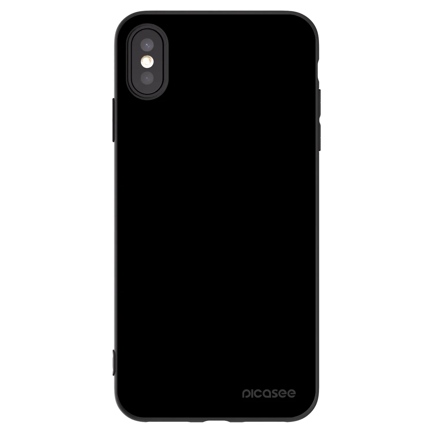 Picasee Μαύρη θήκη σιλικόνης για Apple iPhone XS Max - Black Bliss