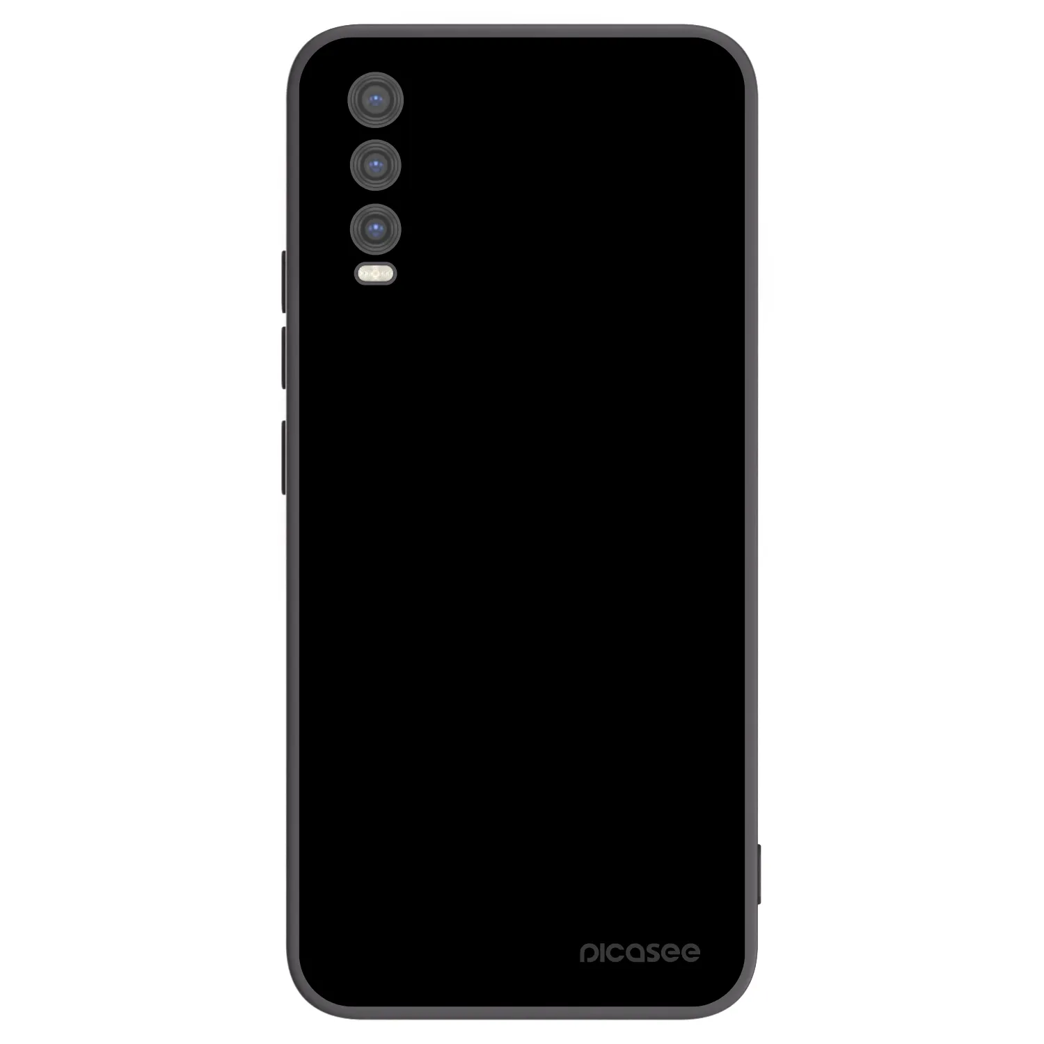 Picasee Μαύρη θήκη σιλικόνης για Vivo Y20s - Black Bliss