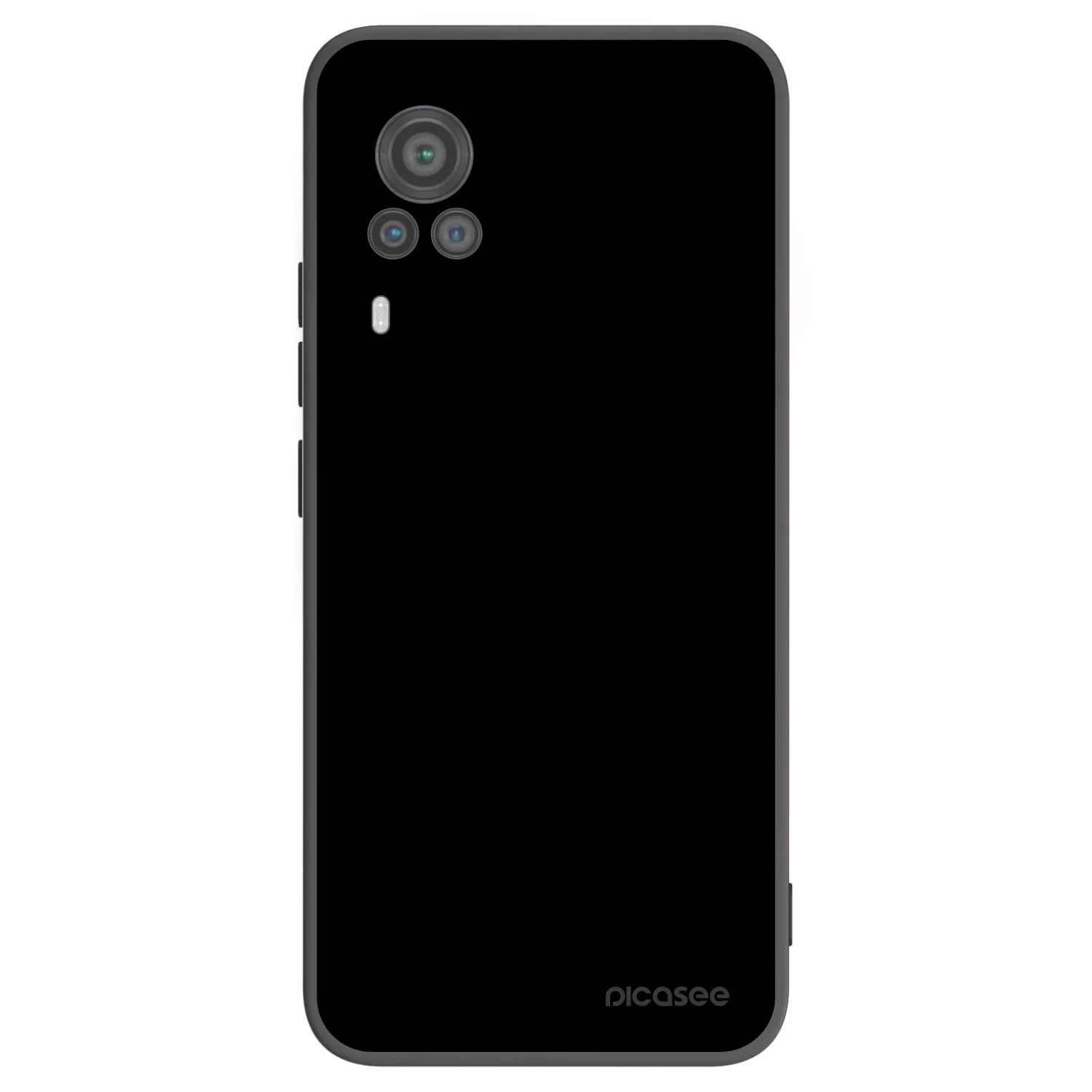 Picasee Μαύρη θήκη σιλικόνης για Vivo X60 Pro 5G - Black Bliss