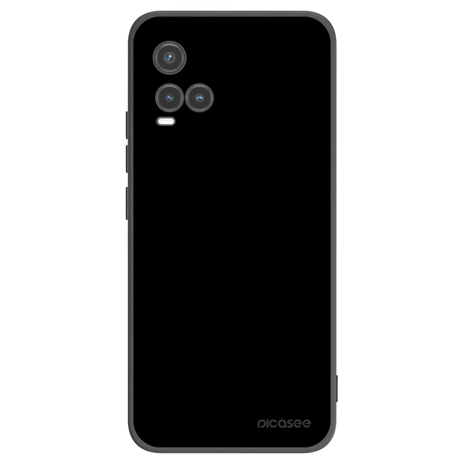 Picasee Μαύρη θήκη σιλικόνης για Vivo Y33s - Black Bliss
