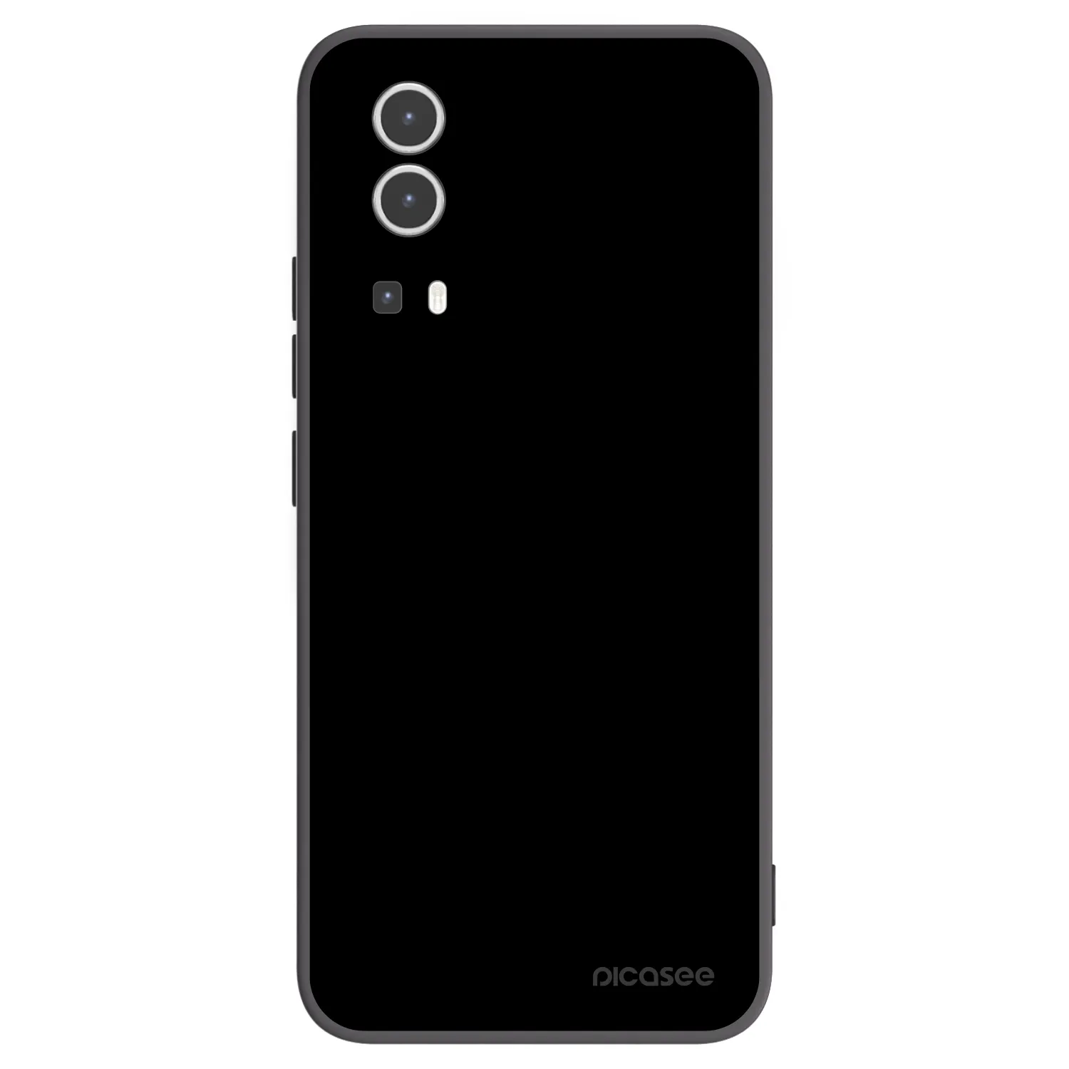 Picasee Μαύρη θήκη σιλικόνης για Vivo Y72 5G - Black Bliss