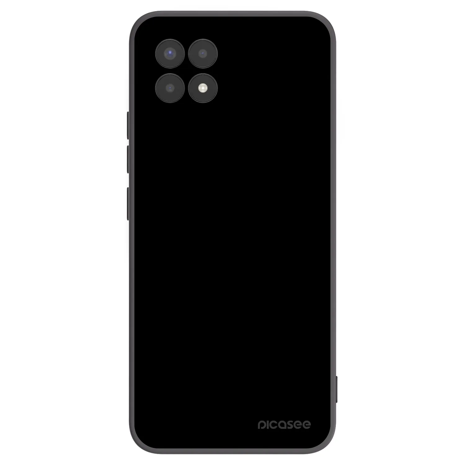 Picasee Μαύρη θήκη σιλικόνης για Realme 8i - Black Bliss