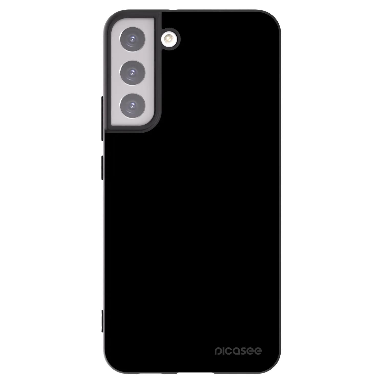 Picasee Μαύρη θήκη σιλικόνης για Samsung Galaxy S22+ 5G - Black Bliss