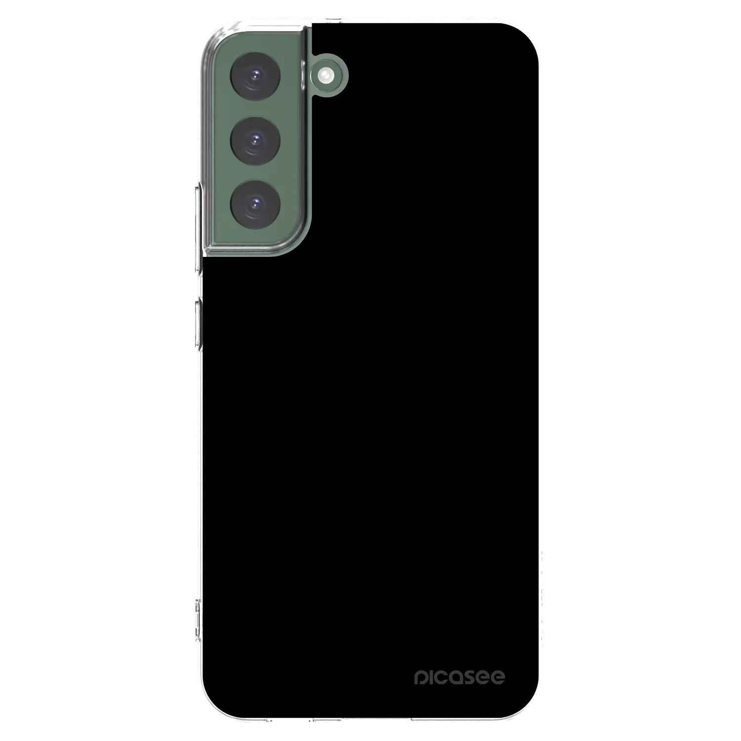Picasee διαφανής θήκη σιλικόνης Samsung Galaxy S22+ 5G - Black Bliss