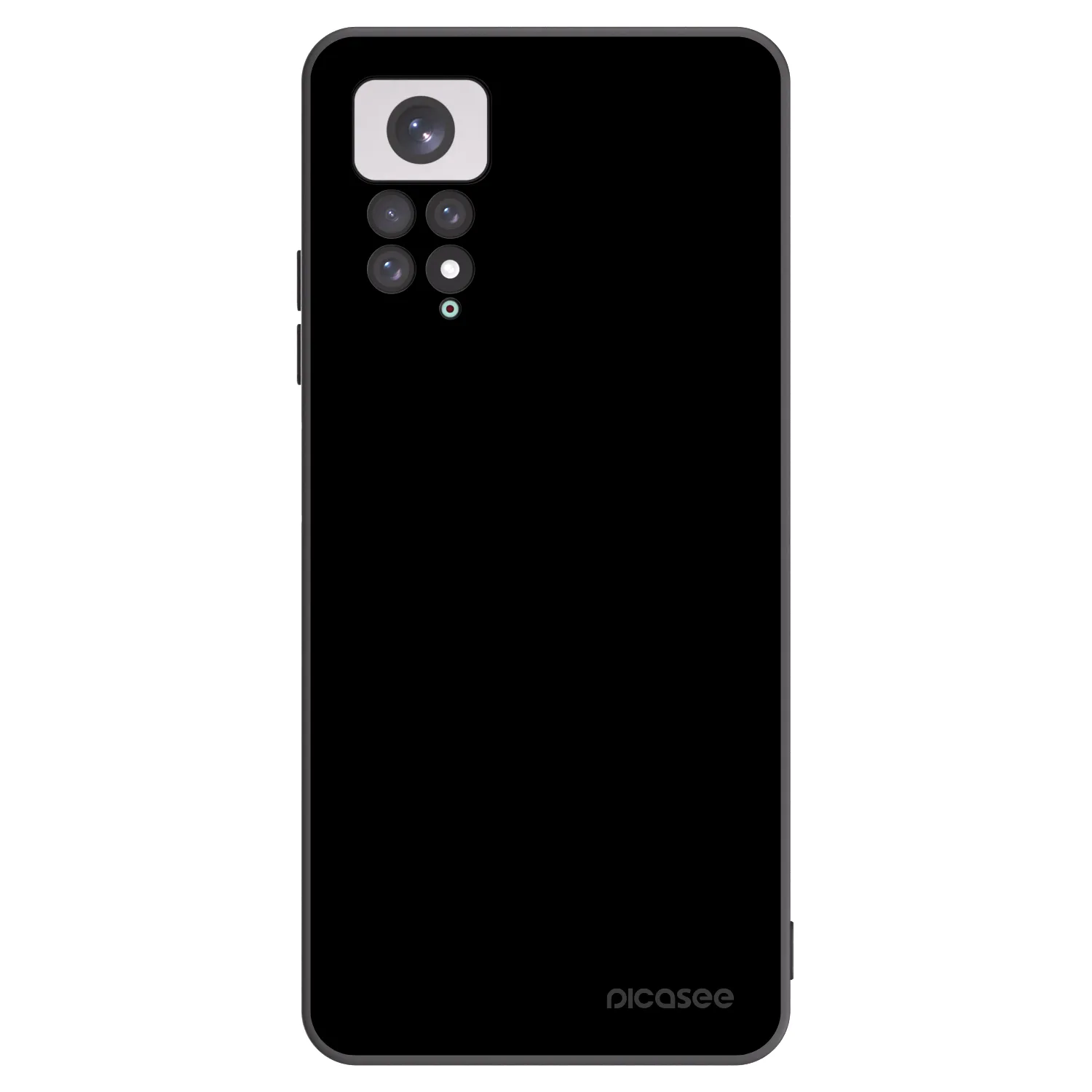 Picasee Μαύρη θήκη σιλικόνης για Xiaomi Redmi Note 11 - Black Bliss