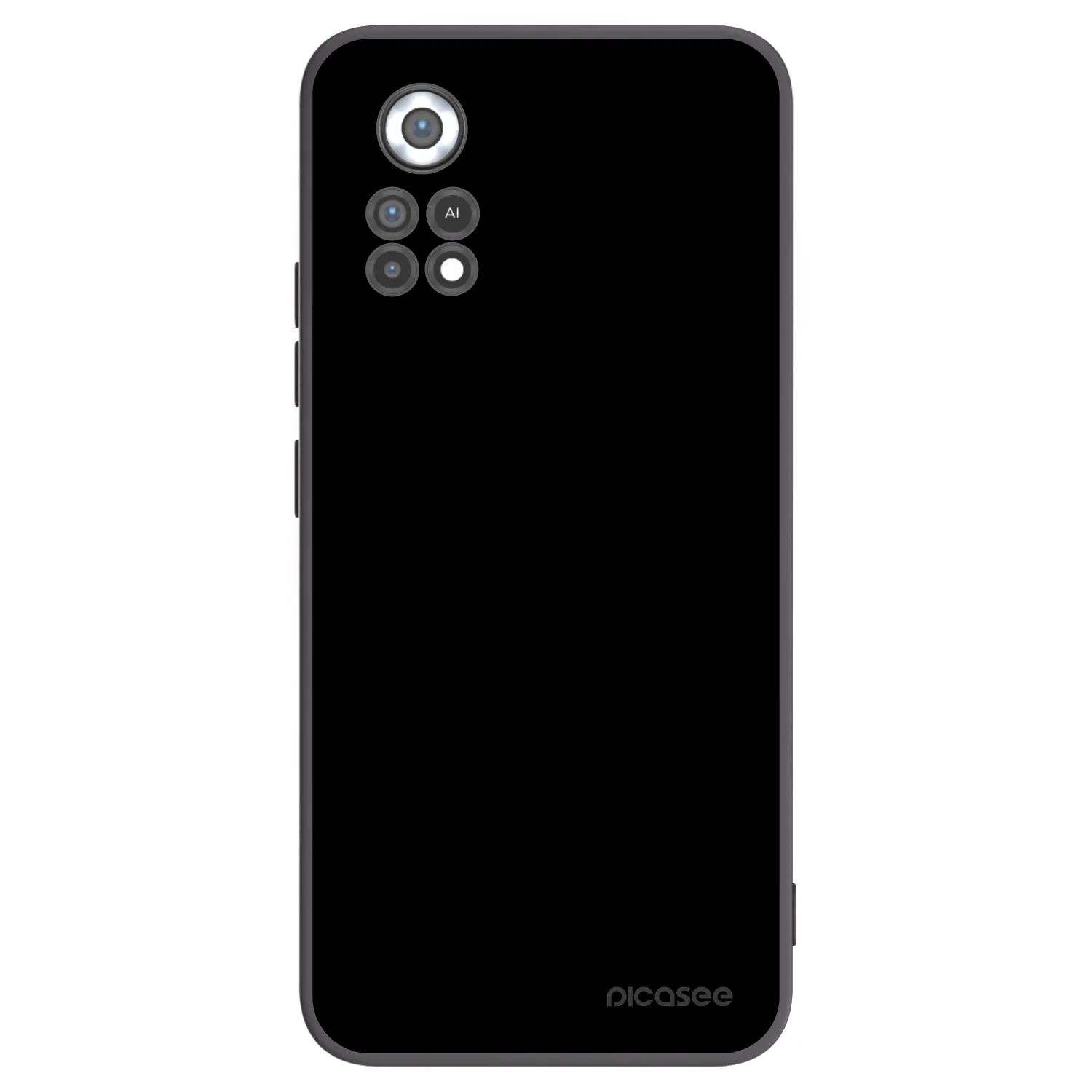 Picasee Μαύρη θήκη σιλικόνης για Xiaomi Poco X4 Pro 5G - Black Bliss