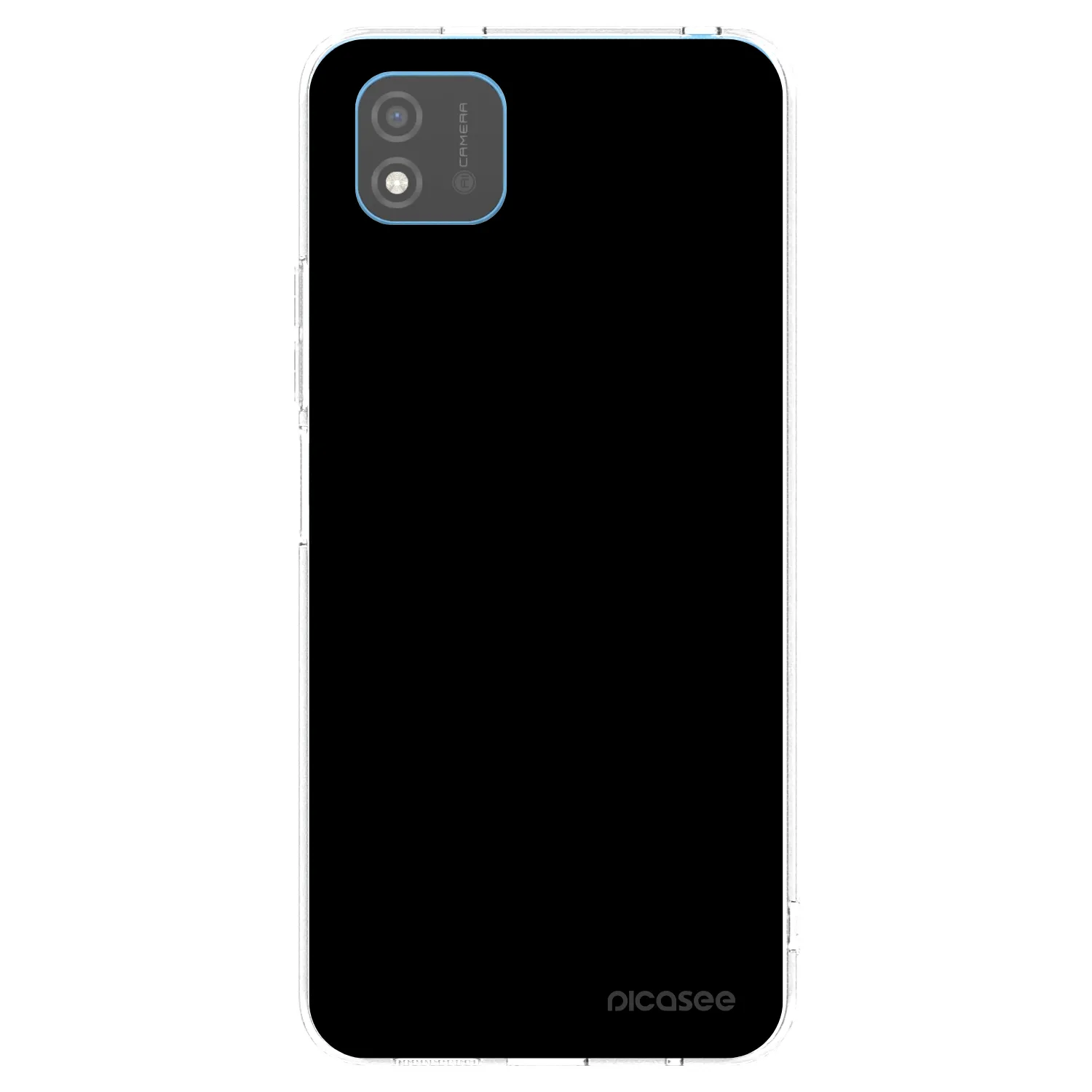 Picasee διαφανής θήκη σιλικόνης Realme C11 (2021) - Black Bliss