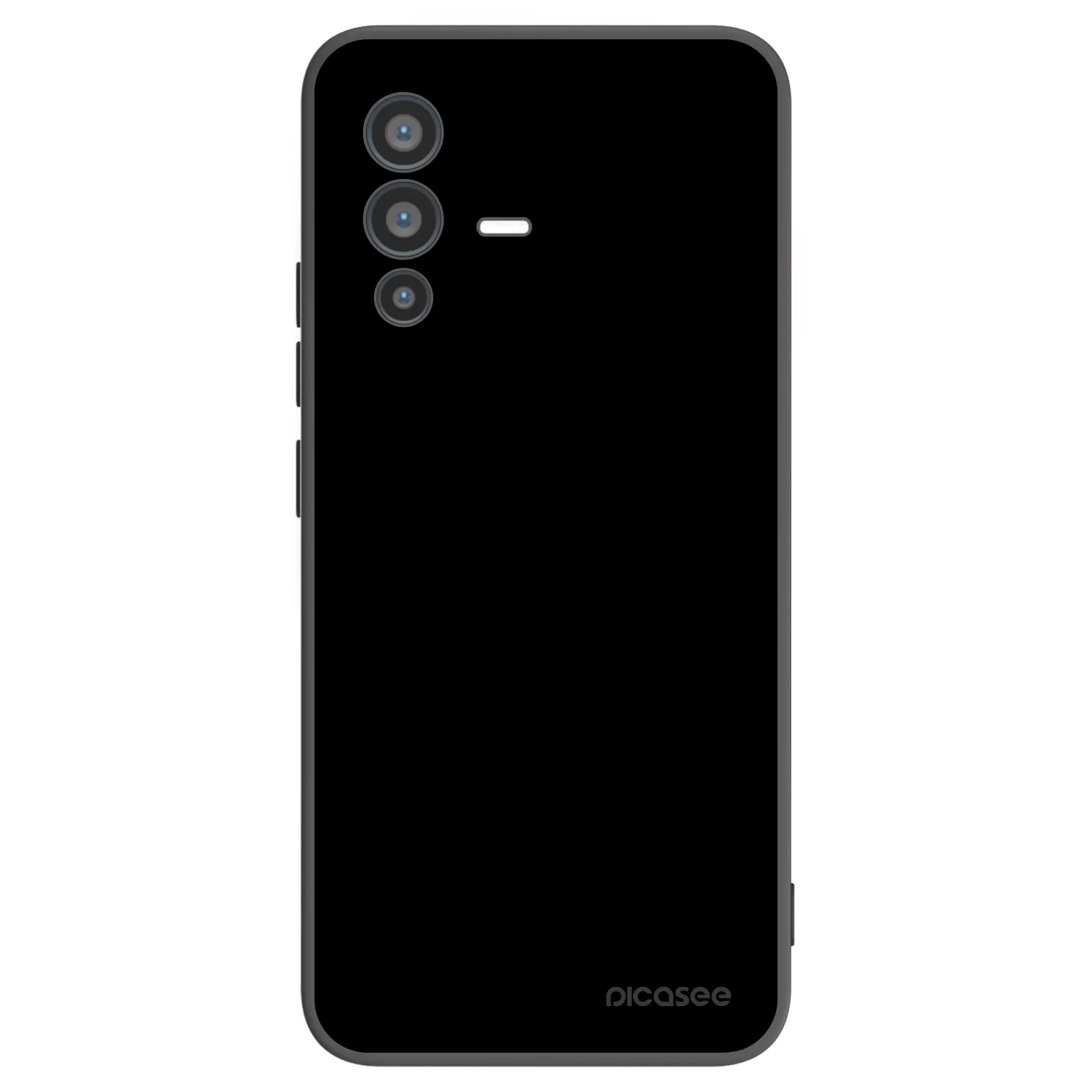 Picasee Μαύρη θήκη σιλικόνης για Vivo V23 5G - Black Bliss