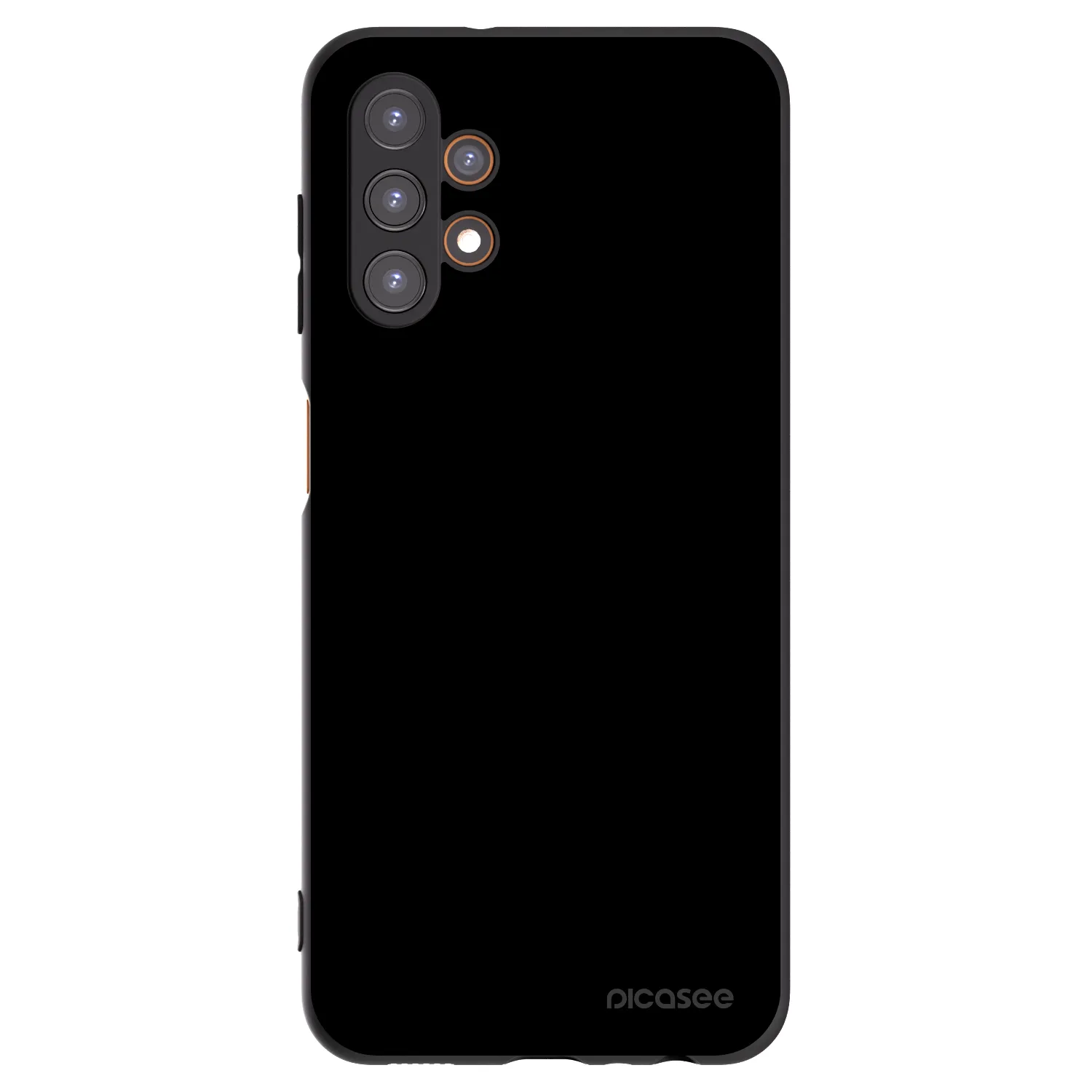 Picasee Μαύρη θήκη σιλικόνης για Samsung Galaxy A13 4G A135 - Black Bliss