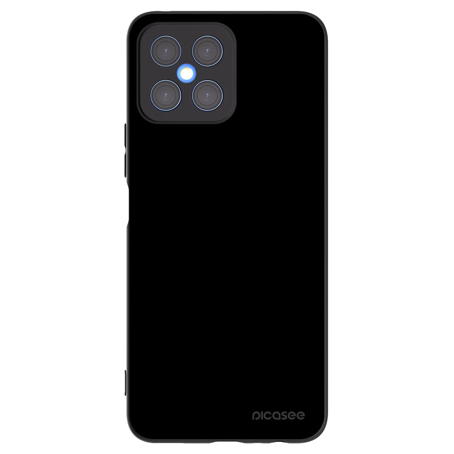 Picasee Μαύρη θήκη σιλικόνης για Honor X8 4G - Black Bliss