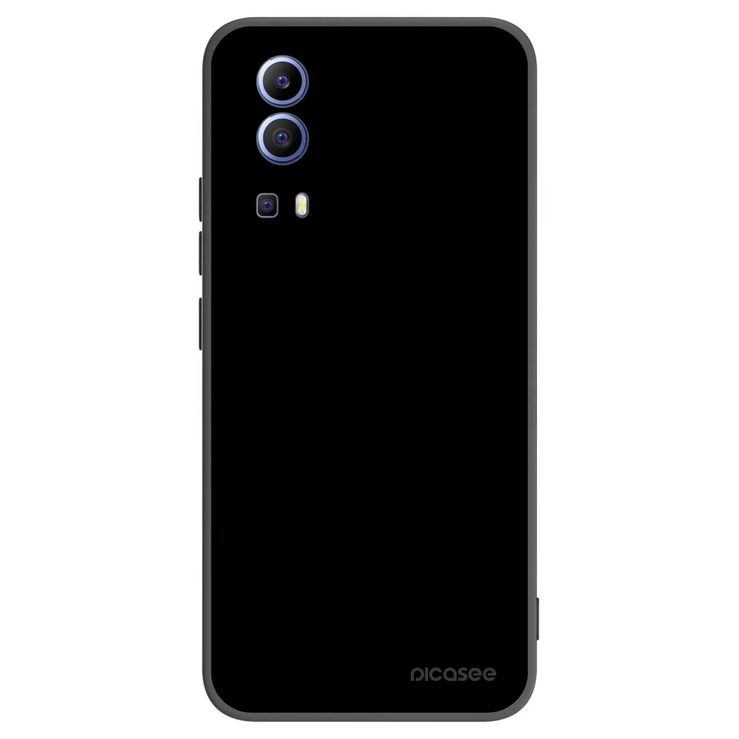 Picasee Μαύρη θήκη σιλικόνης για Vivo Y52 5G - Black Bliss