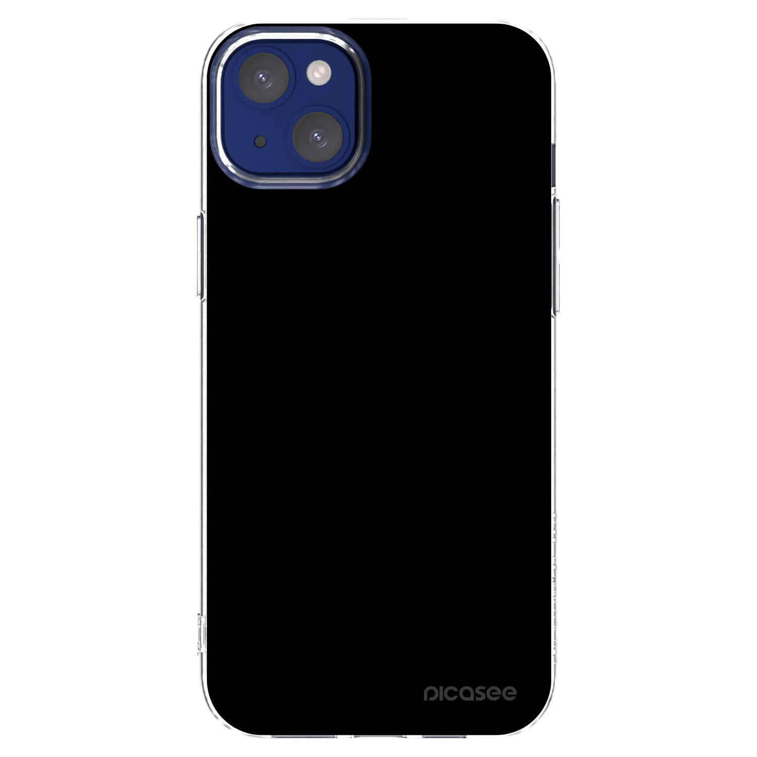 Picasee διαφανής θήκη σιλικόνης Apple iPhone 14 Plus - Black Bliss