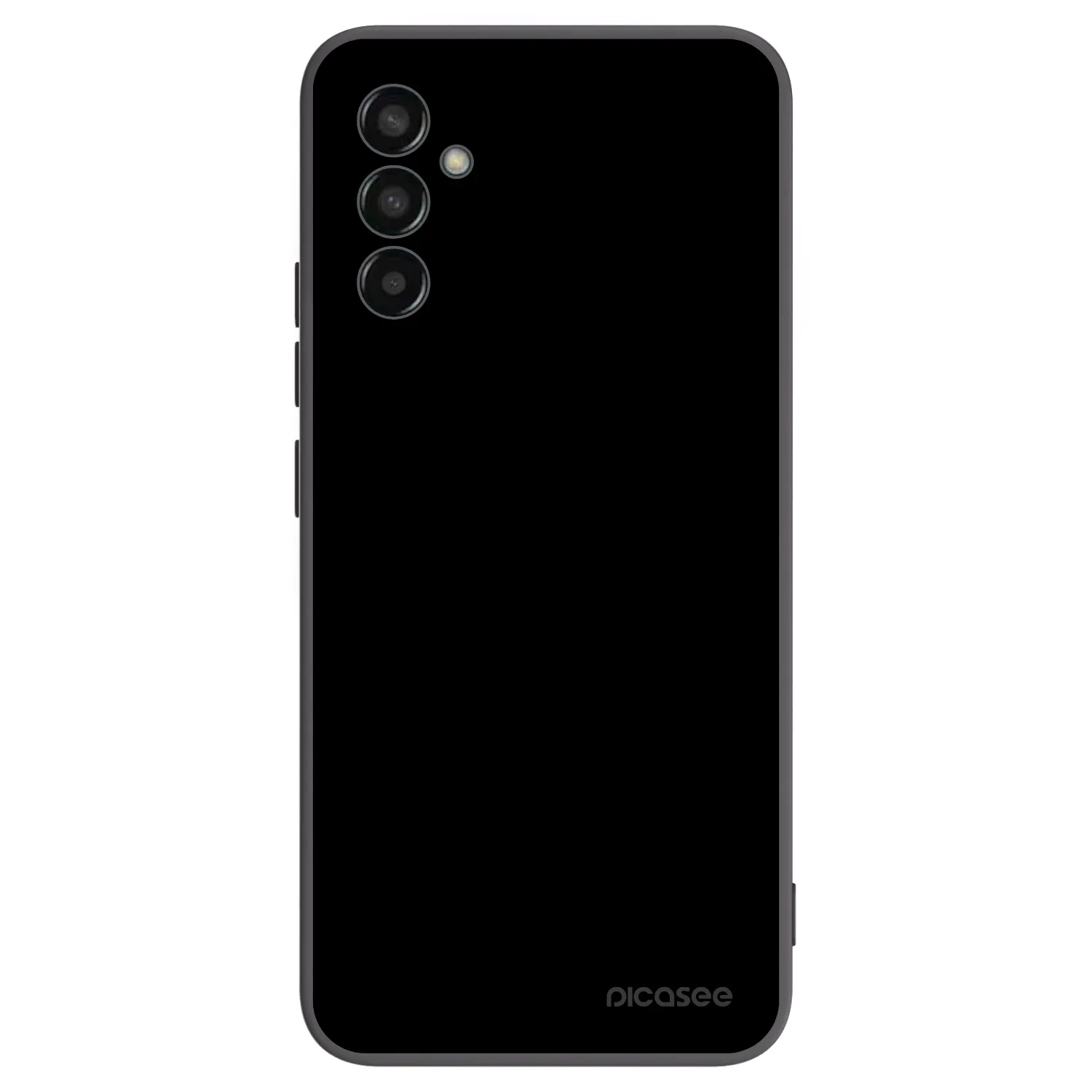 Picasee Μαύρη θήκη σιλικόνης για Samsung Galaxy M13 M135F - Black Bliss