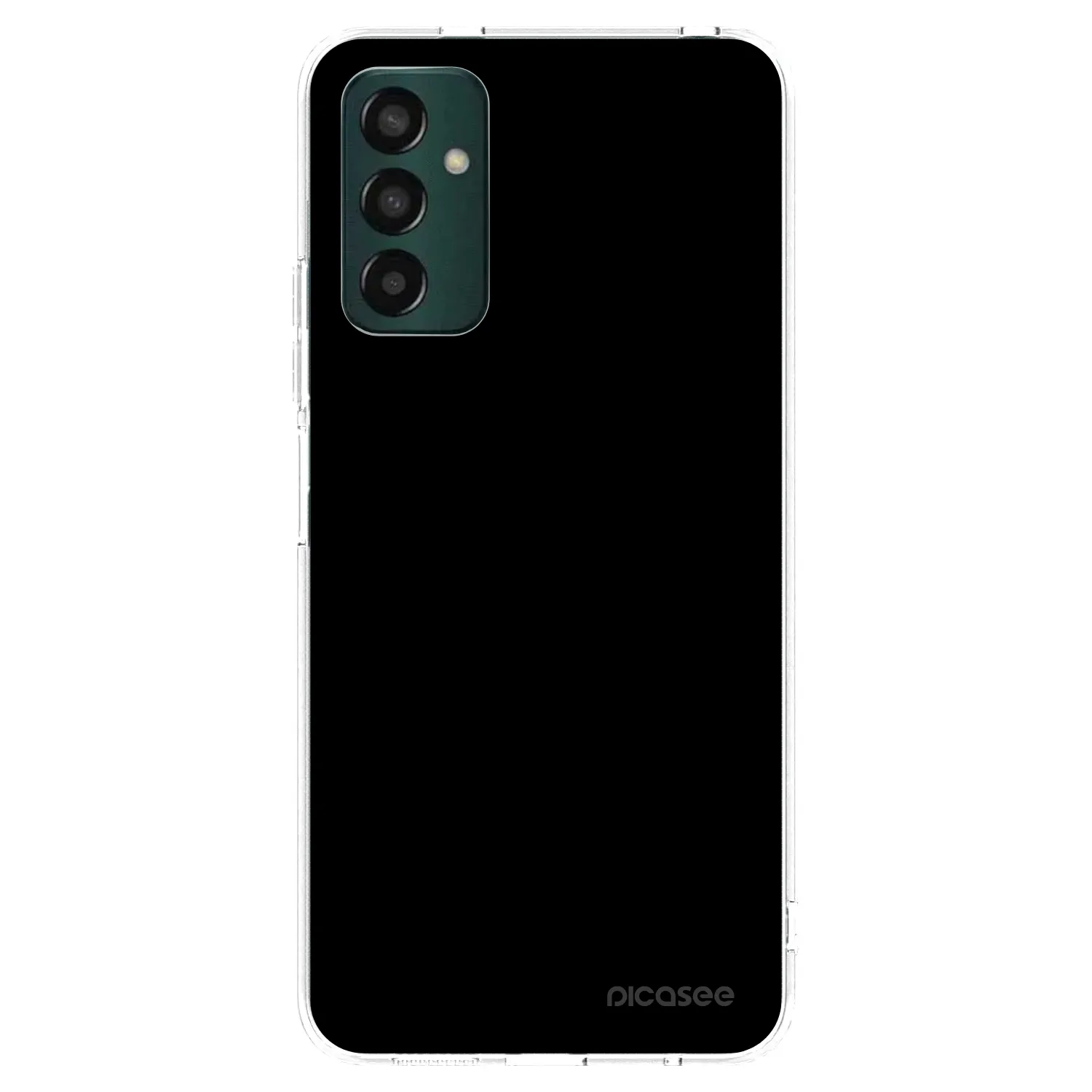 Picasee διαφανής θήκη σιλικόνης Samsung Galaxy M13 M135F - Black Bliss