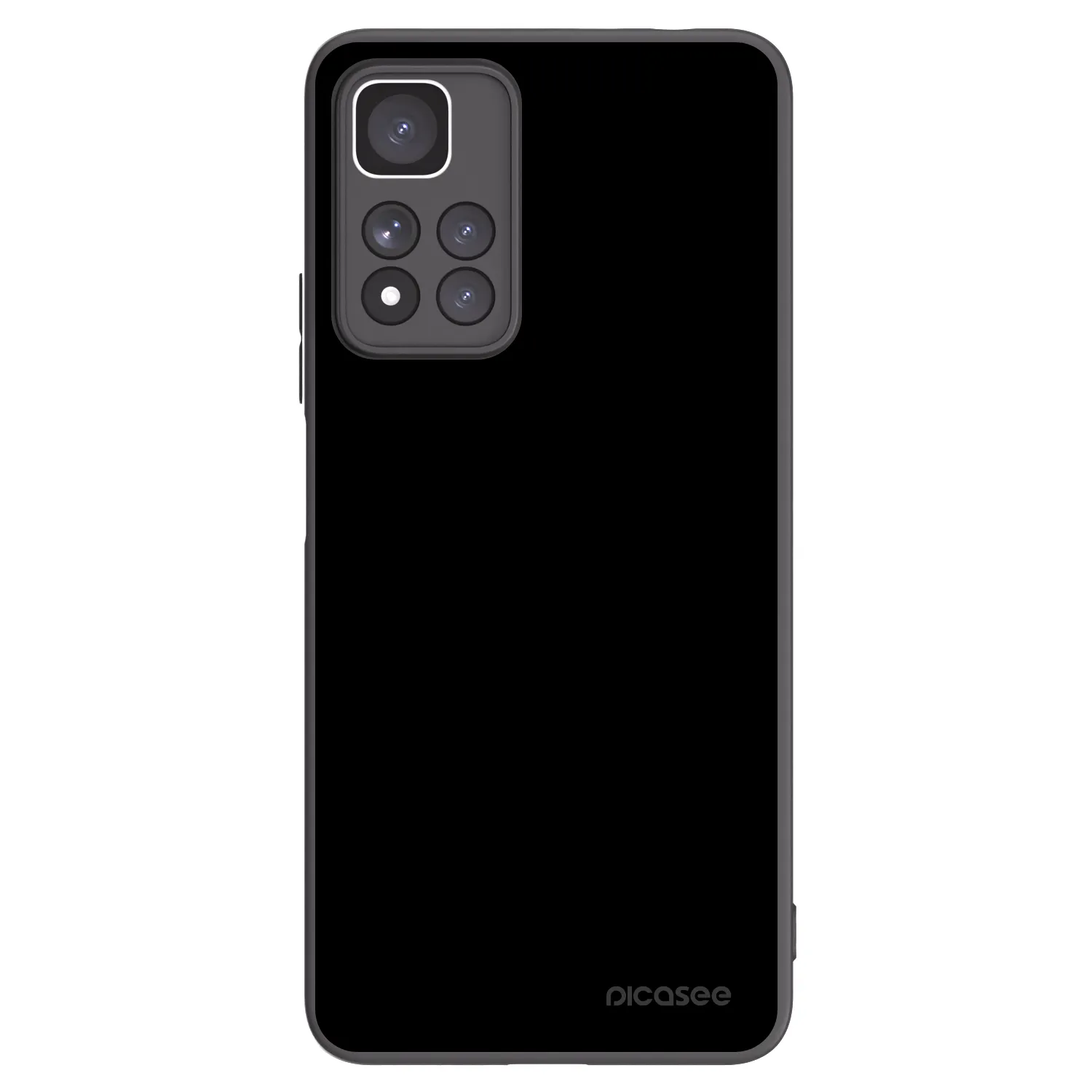 Picasee Μαύρη θήκη σιλικόνης για Xiaomi Redmi Note 11 Pro+ 5G - Black Bliss