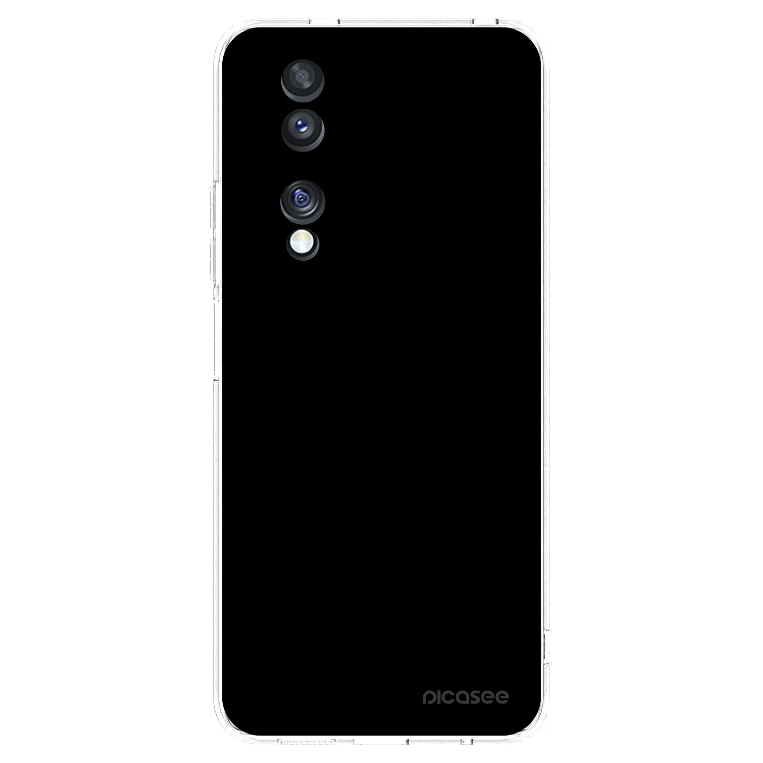 Picasee διαφανής θήκη σιλικόνης Honor 70 - Black Bliss