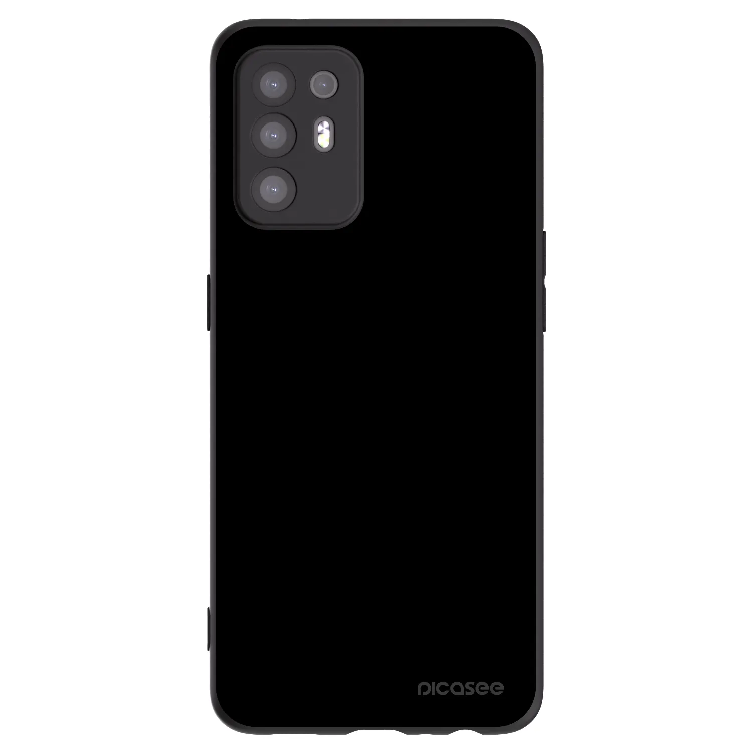 Picasee Μαύρη θήκη σιλικόνης για OPPO A94 5G - Black Bliss