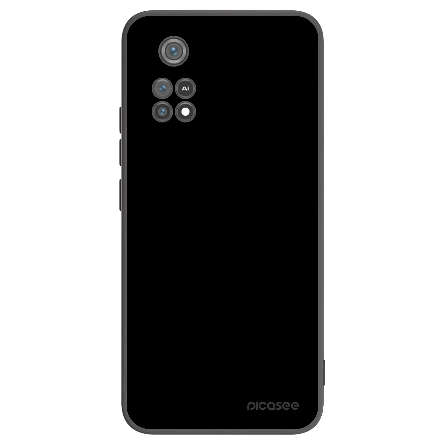 Picasee Μαύρη θήκη σιλικόνης για Xiaomi Poco M4 Pro - Black Bliss
