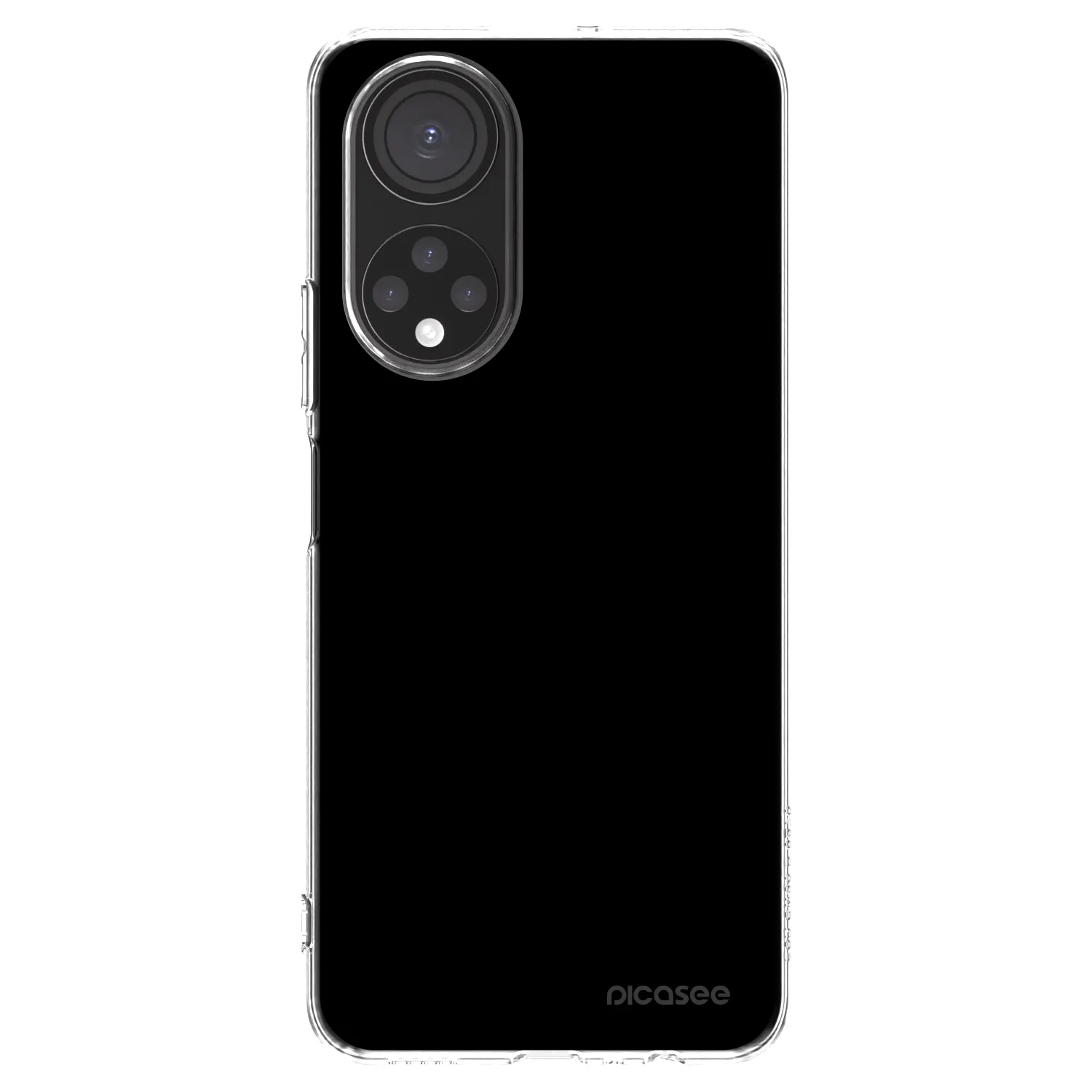 Picasee διαφανής θήκη σιλικόνης Honor X7 - Black Bliss